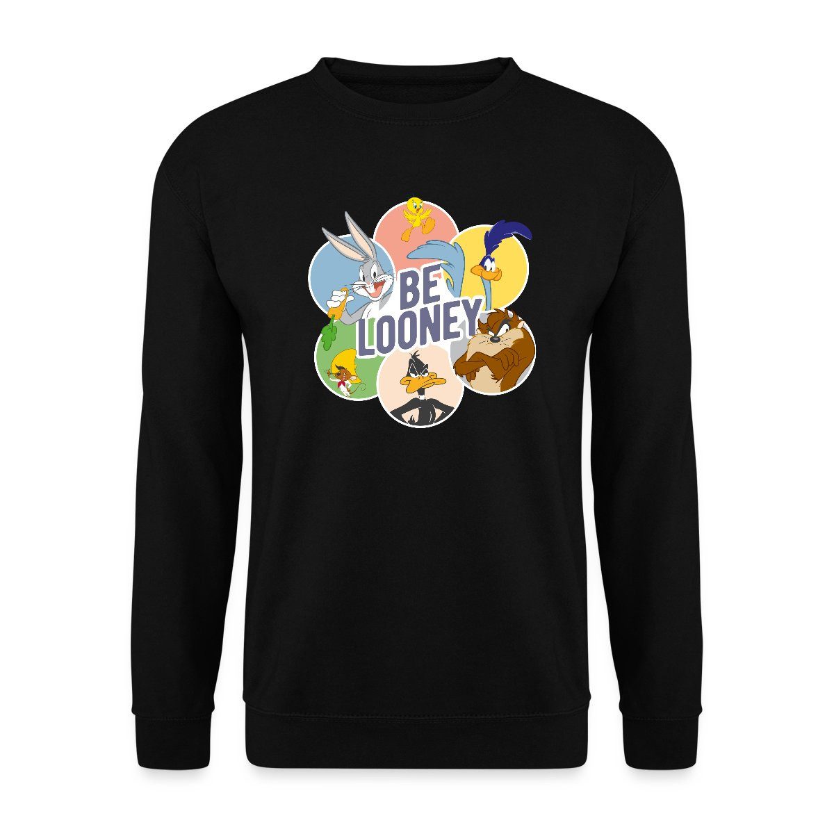 Spreadshirt Sweatshirt Looney Tunes Charaktere Be Looney Unisex Pullover (1-tlg)