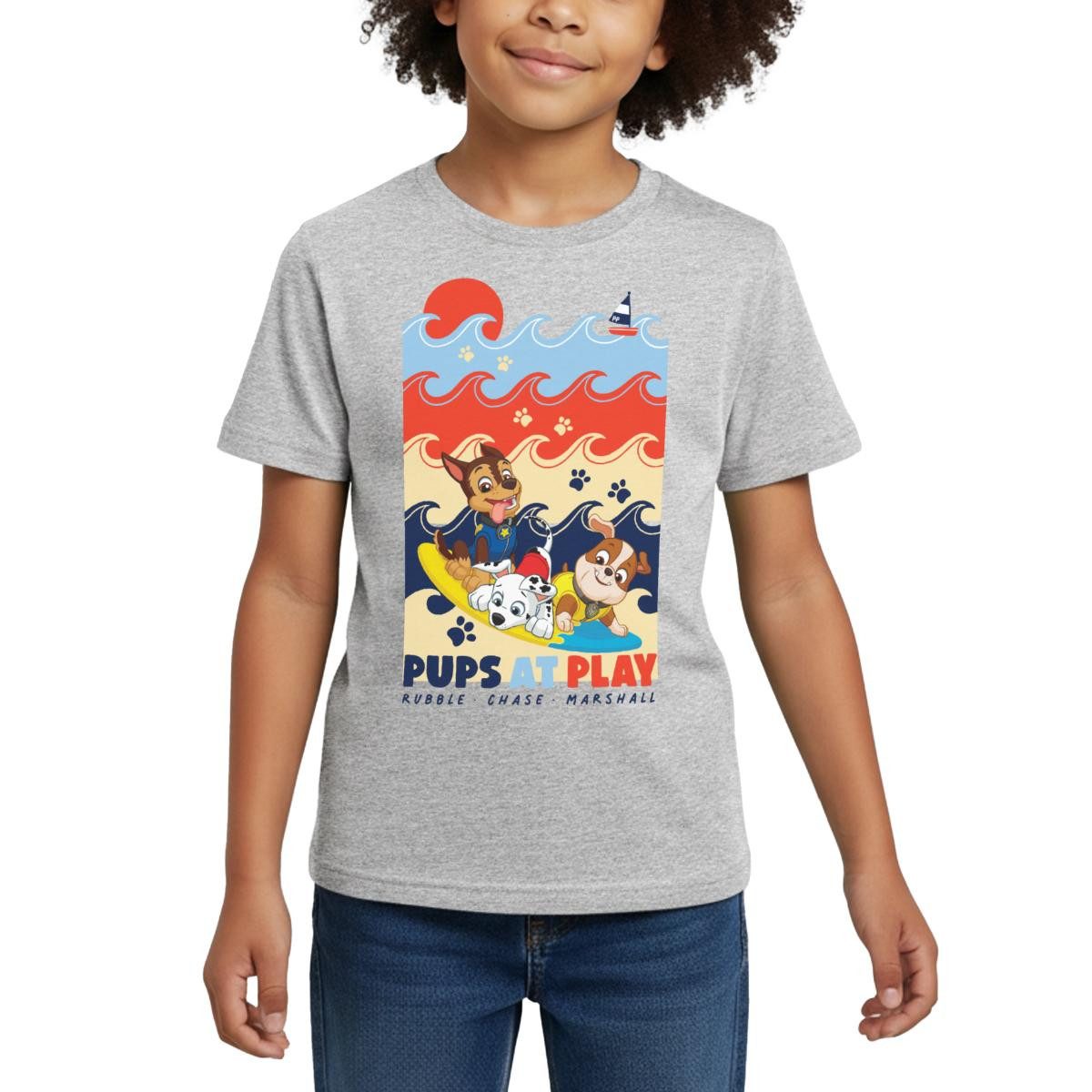 T-Shirt Paw Patrol 'Pups At Play' Rubble Chase Marshall Kinder T-Shirt