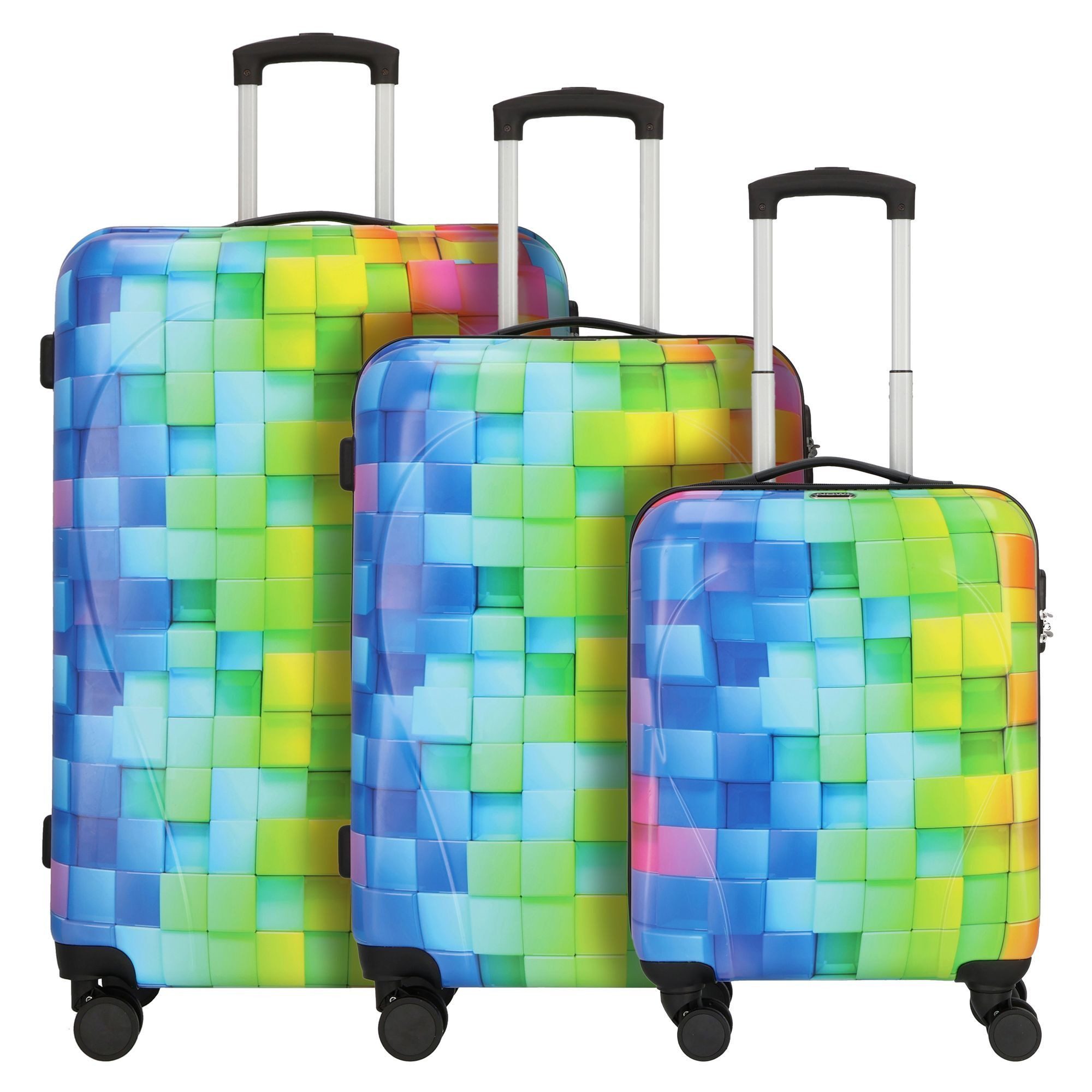 NOWI Чемоданы на колесах et Santa Cruz, 4 Rollen, (3-teilig, 3 tlg), Polycarbonat