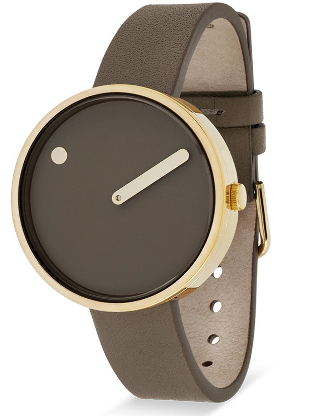 PICTO Quarzuhr Picto 34001-4614G Mocha Brown Unisex 34mm 5ATM Picto 34001-4614G Mocha Brown Unisex 34mm 5ATM