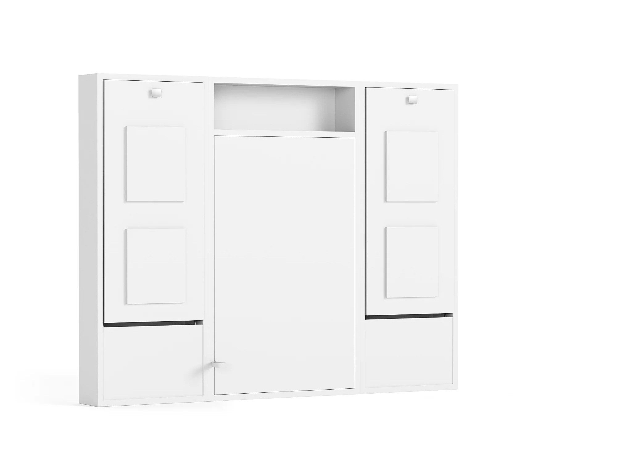 Multimo Klapptisch Multimo Secret table, Klapptisch mit 2 Bänken, vertikal klappbar