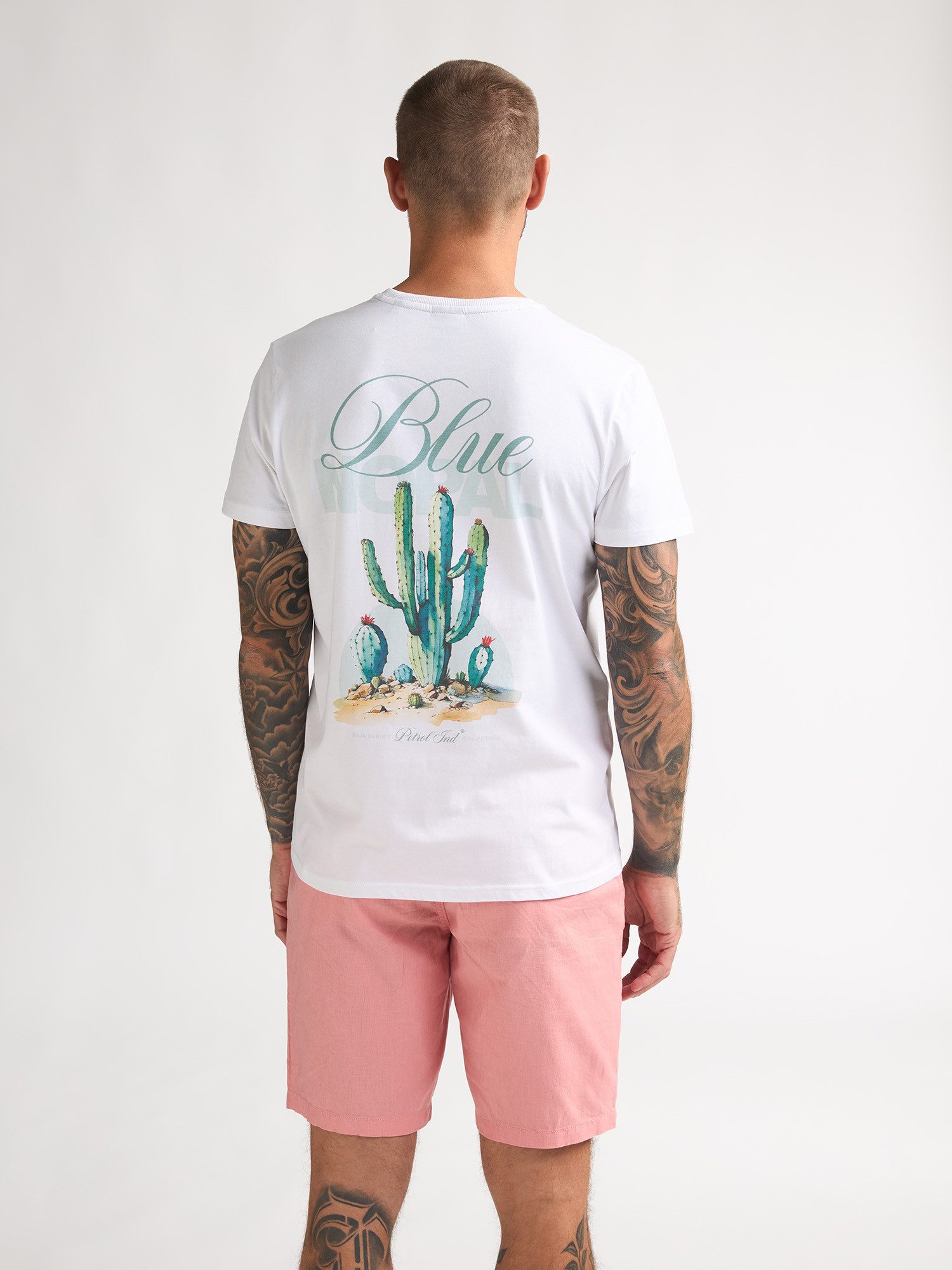 Petrol Industries T-Shirt Volcán Mit rückenprint