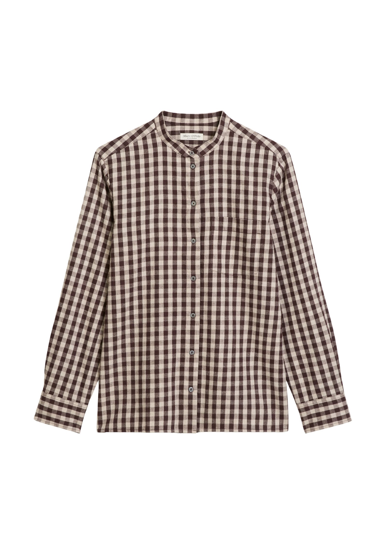 Marc O'Polo Karobluse regular fit aus softem Baumwoll-Flanell