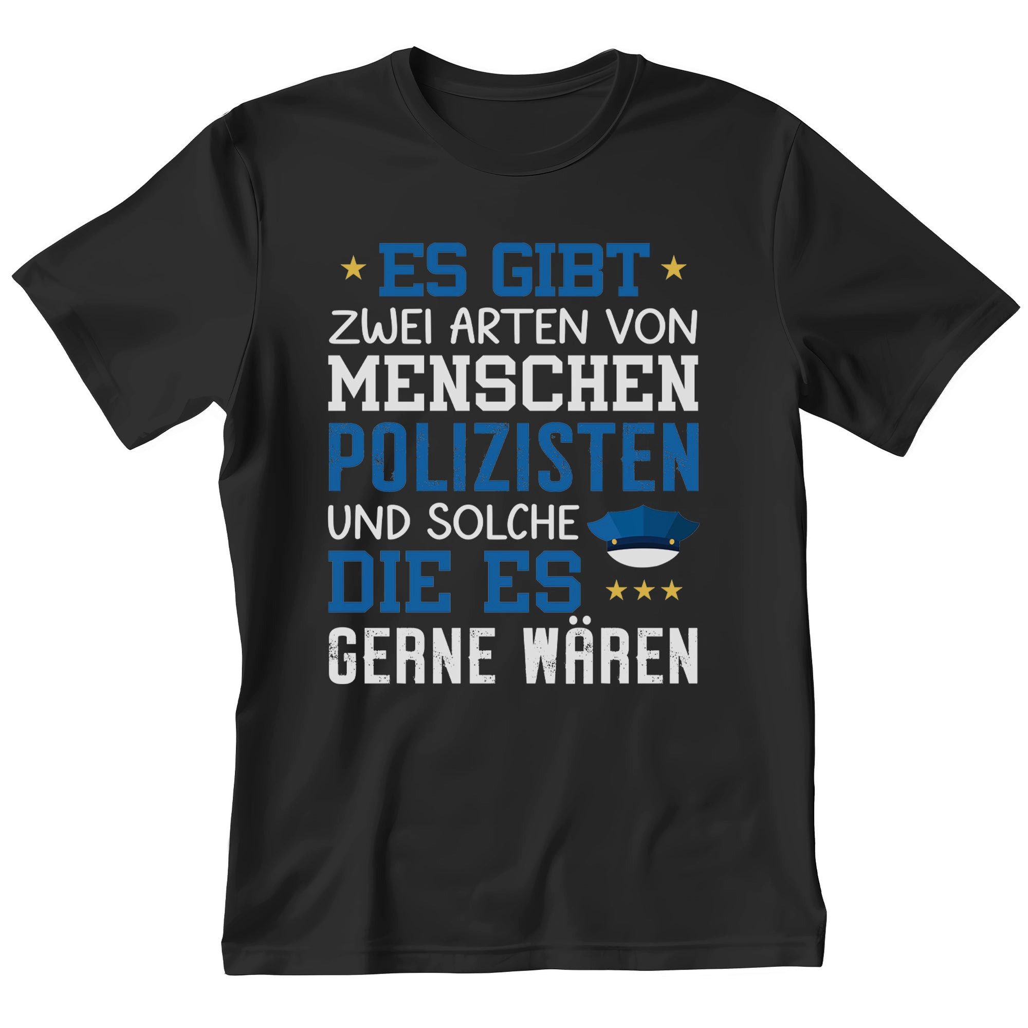 T-Shirt Polizist Geschenk Männer Spruch Beruf Ausbildung Studium