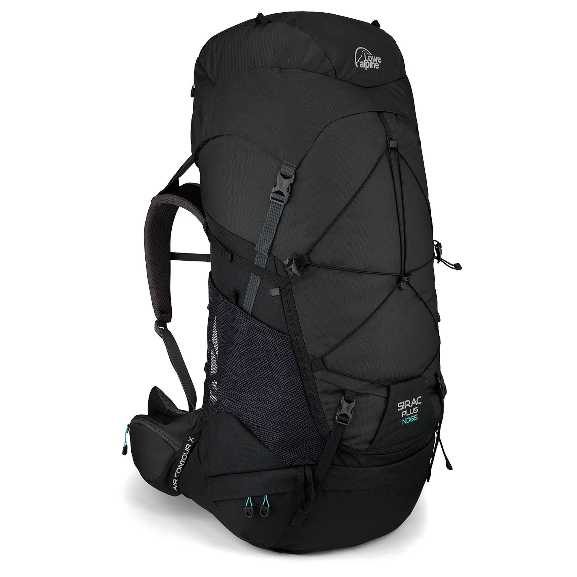 Lowe Alpine Trekkingrucksack Sirac Plus 65 - Women's Trekkingrucksack (ebony, S/M)