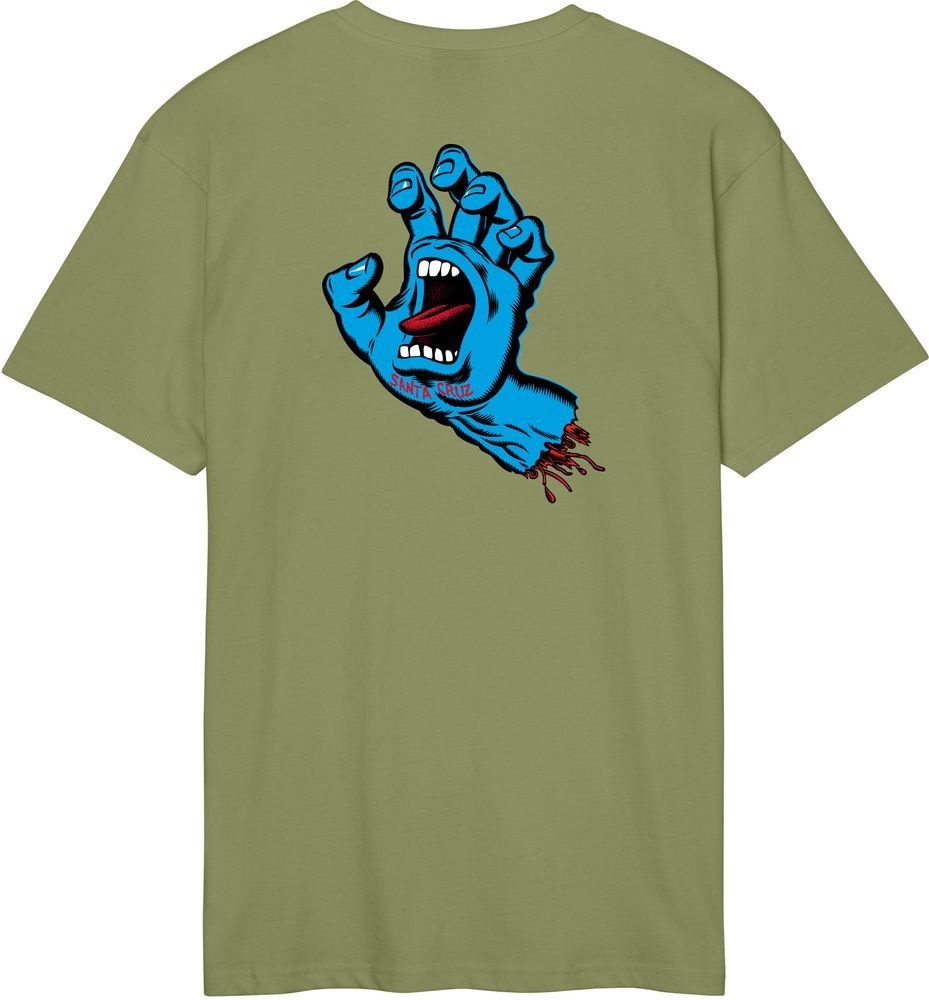 Santa Cruz T-Shirt Screaming Hand Chest günstig online kaufen