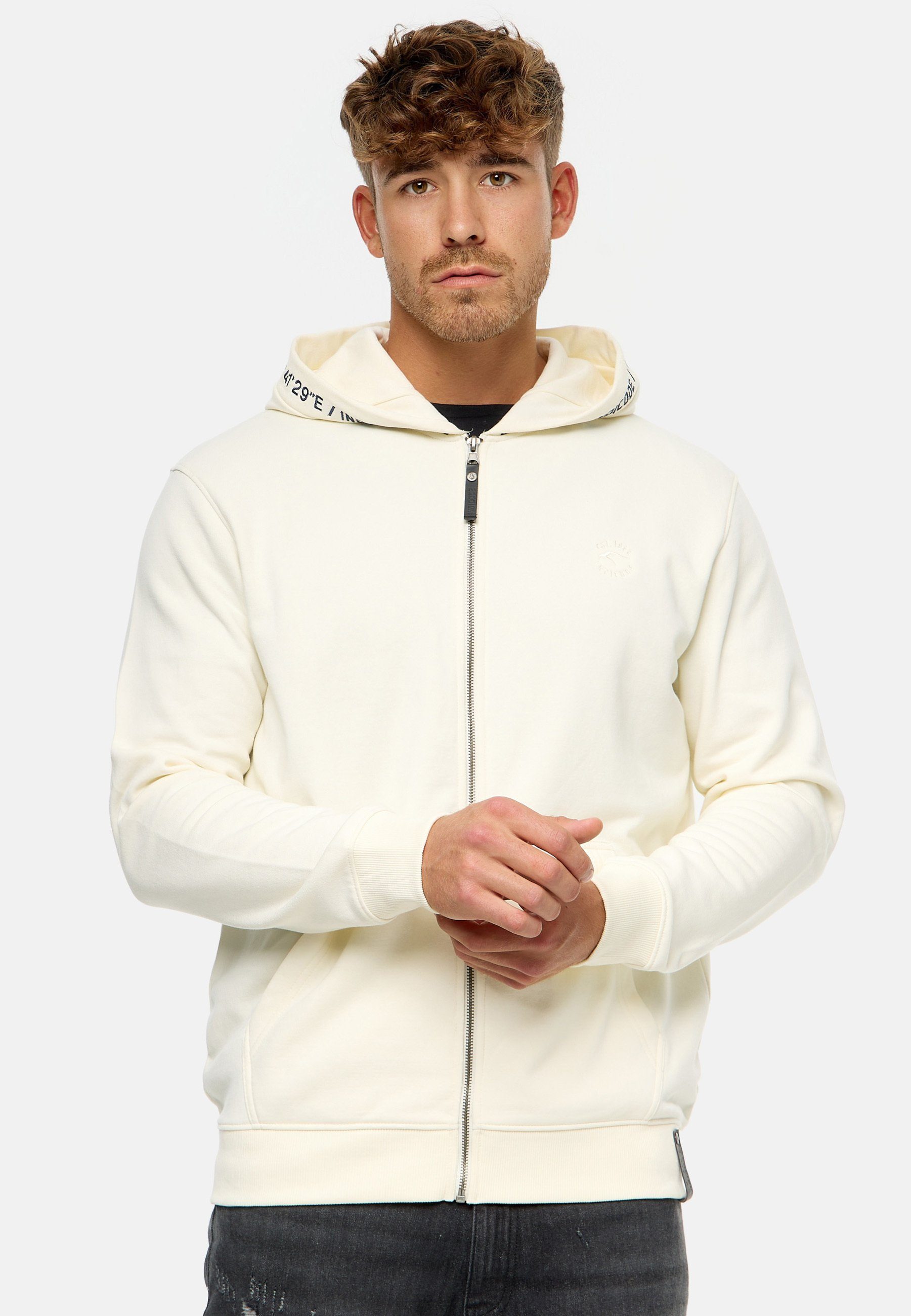 Indicode Sweatjacke INMobil Vanilla Ice