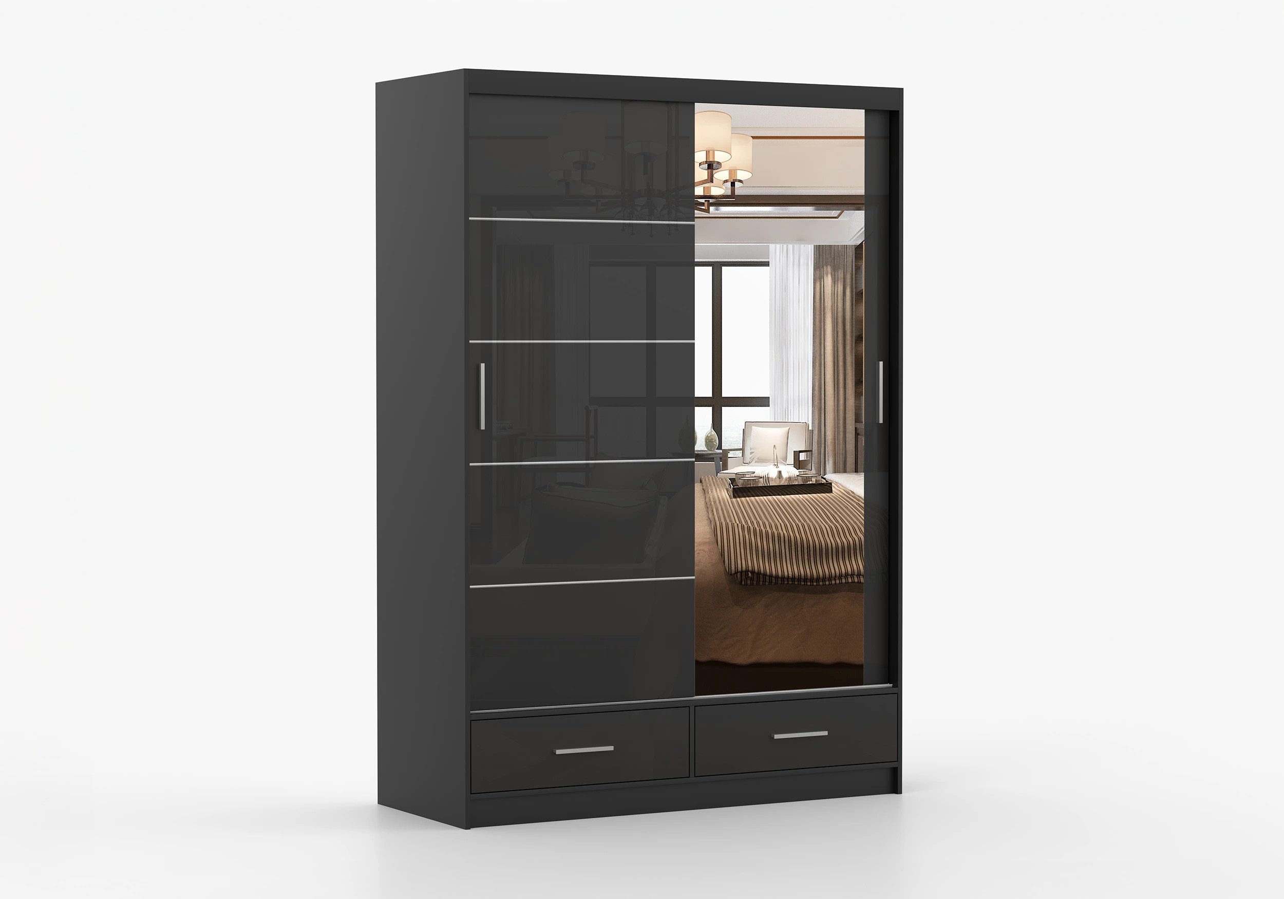 imoebel24 Schwebetürenschrank FLORENCE S 150 cm günstig online kaufen