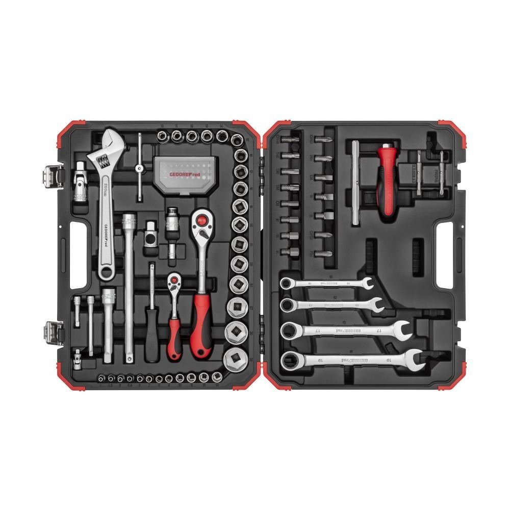 Gedore Red Steckschlüssel 1/4+1/2 97tlg Steckschl.Satz