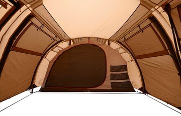 Nordisk Gruppenzelt Reisa 6 PU Tent Cashew/Brown, Personen: 6 (Packung, 1 tlg)