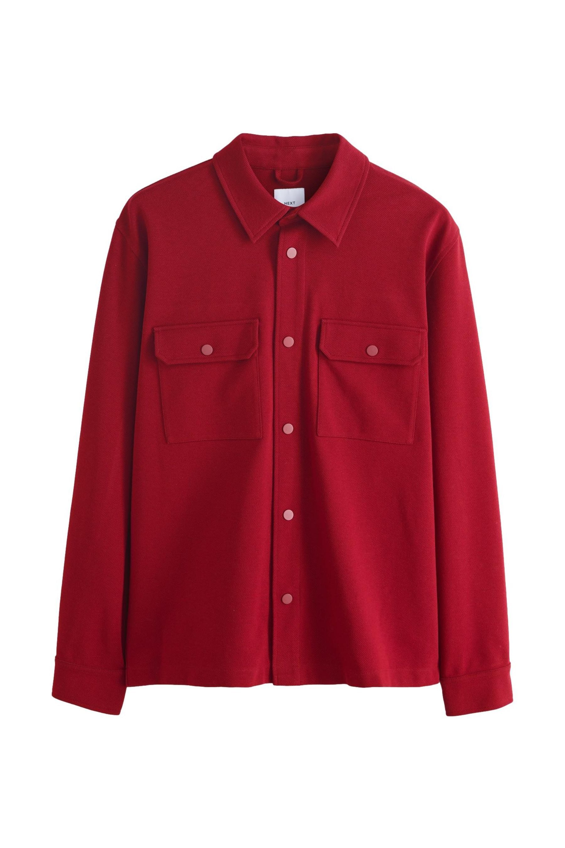 Next Hemdjacke Hemdjacke aus Jersey (1-St)