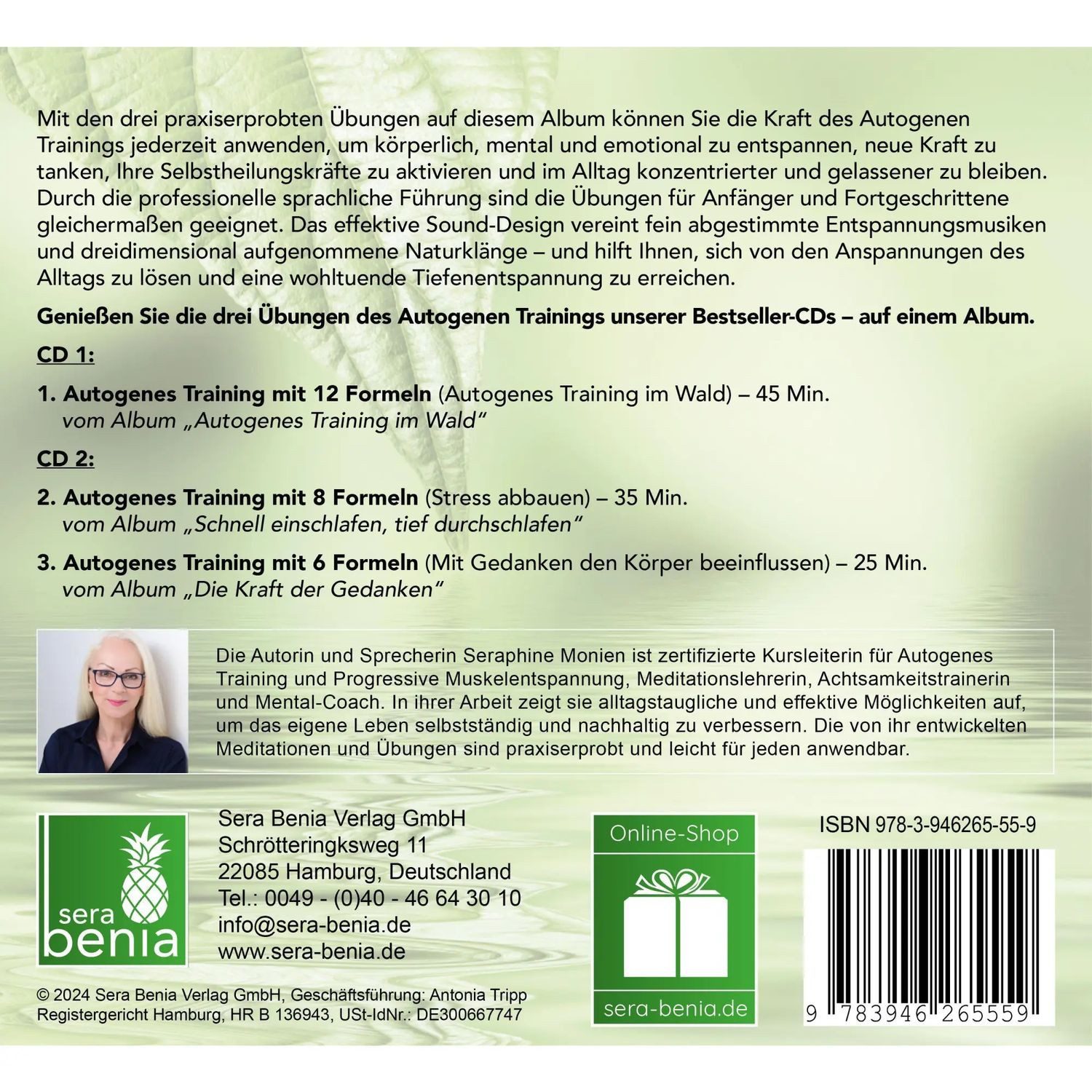 Sera Hörspiel Autogenes Training, Übungen für die Gesundheit, 3...