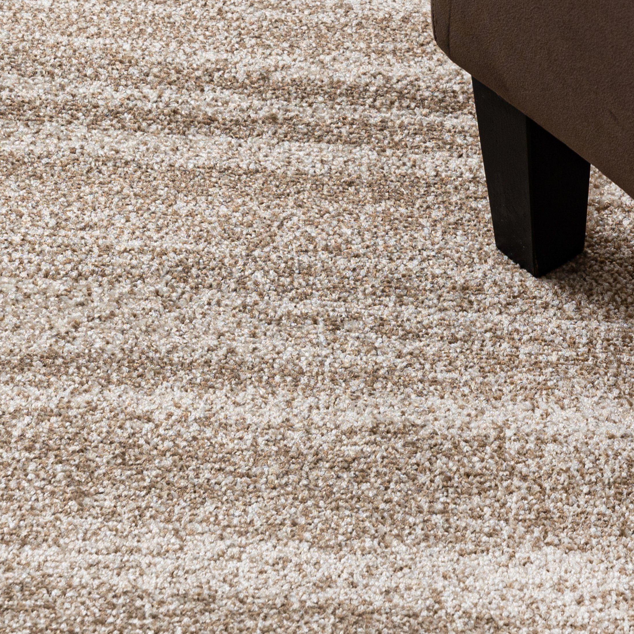 Mazovia Läufer Läufer Flurläufer Modern für Vorzimmer, Küche - Beige, 70 x 100 cm, Kurzflor, Meterware, Höhe 10 mm