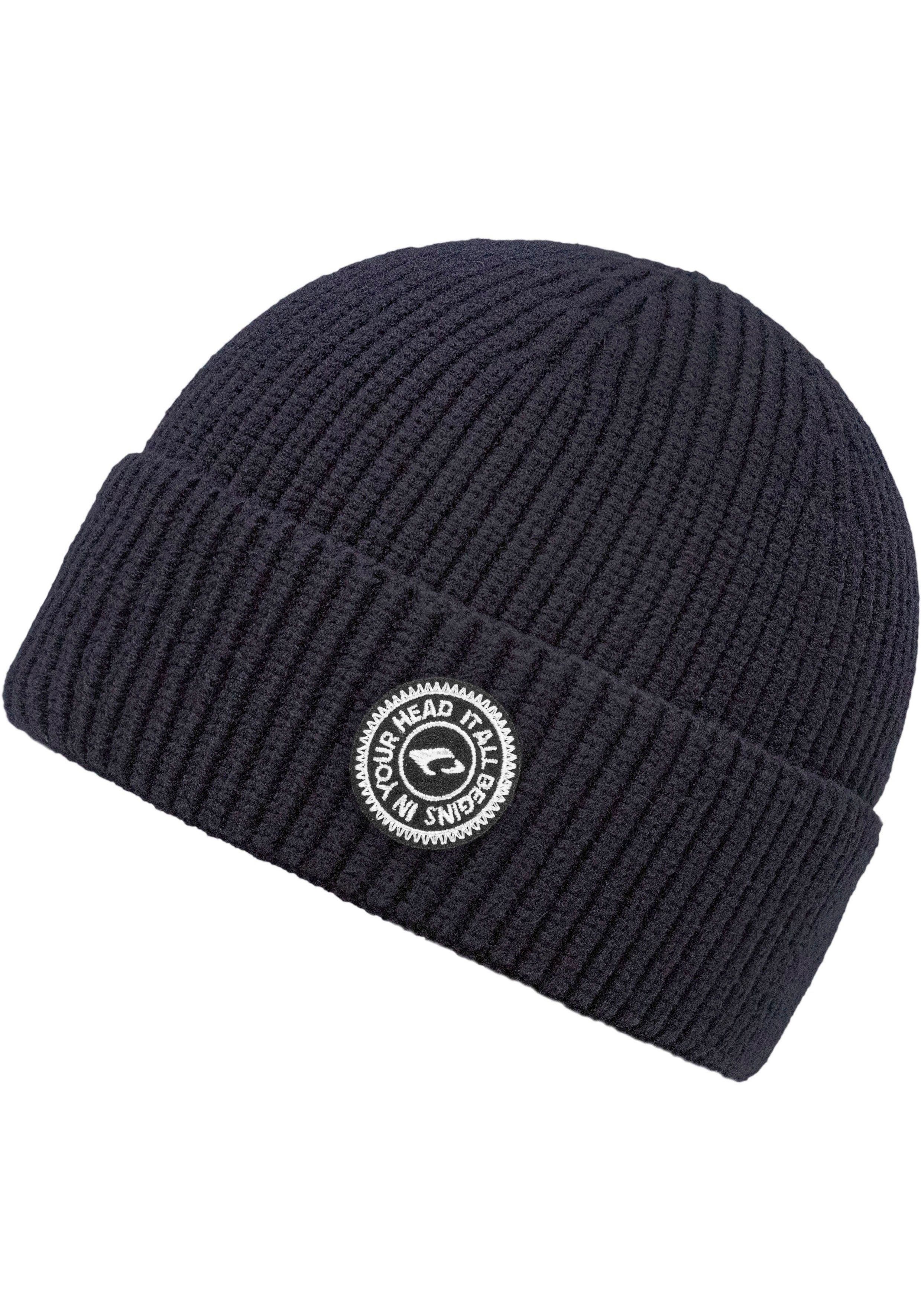 chillouts Strickmütze One navy dark Size Jayden Hat