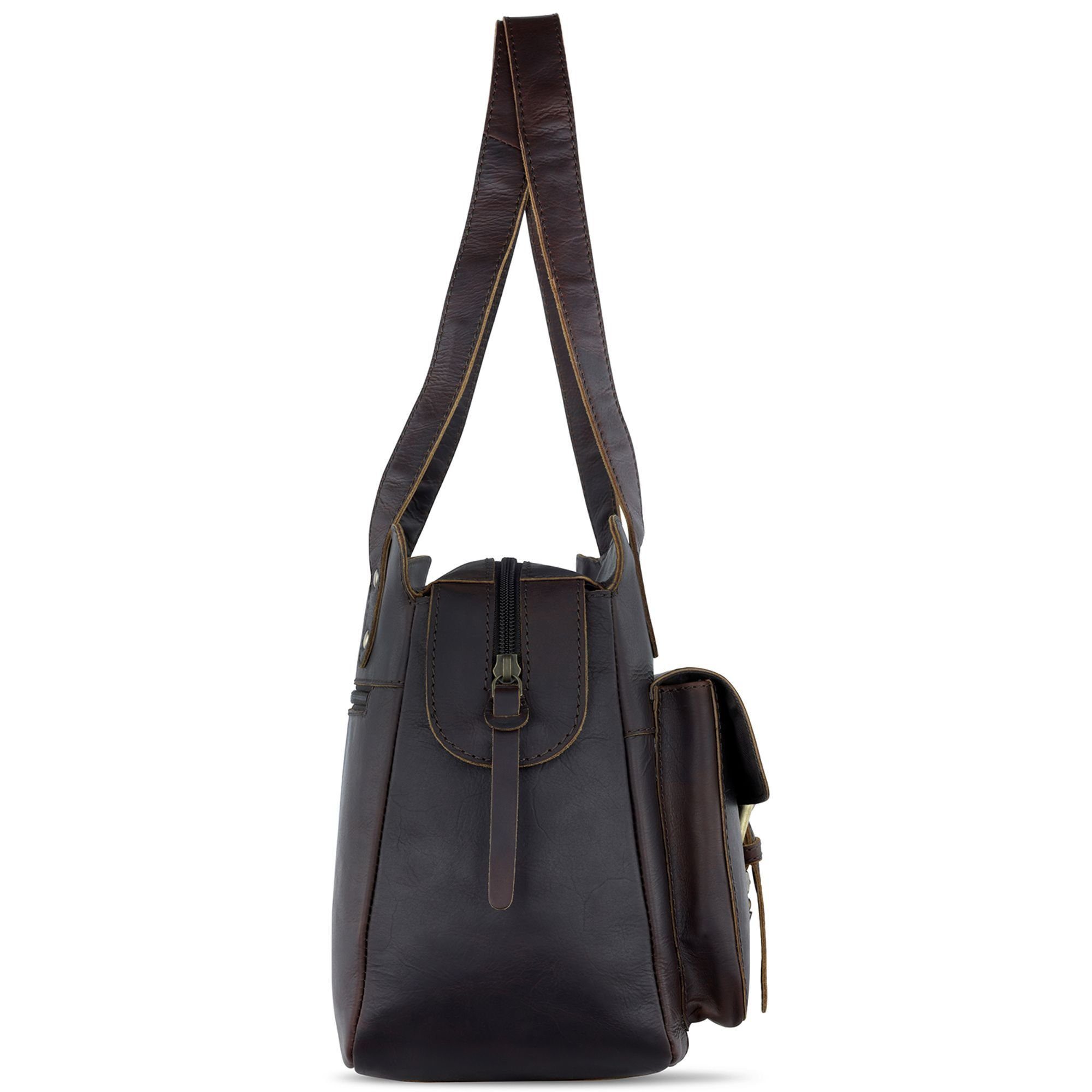 Klondike 1896 Schultertasche Rush, Leder