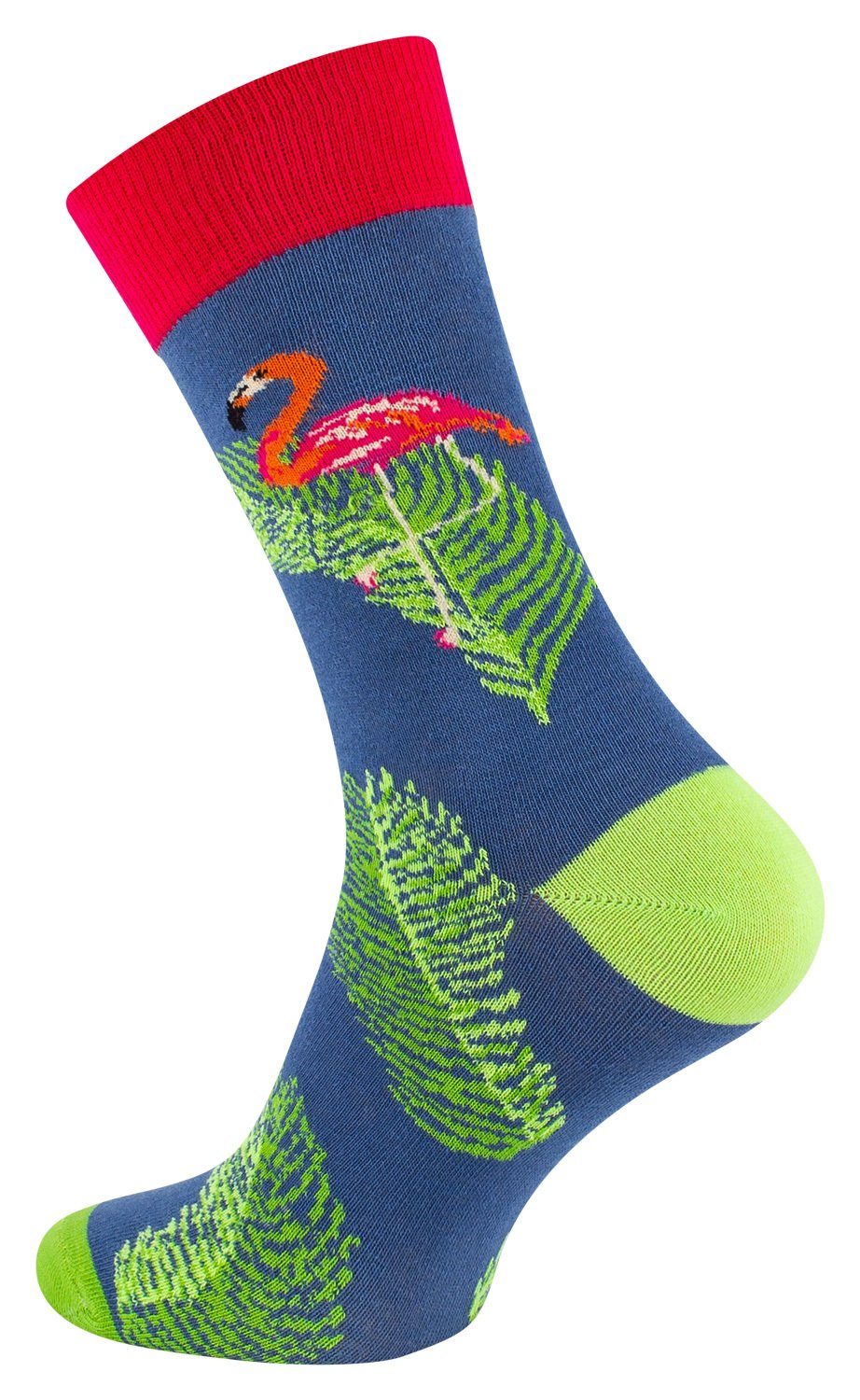 mit HawaiiFlamingo Motiven lustigen Socken bunten Vincent Creation®
