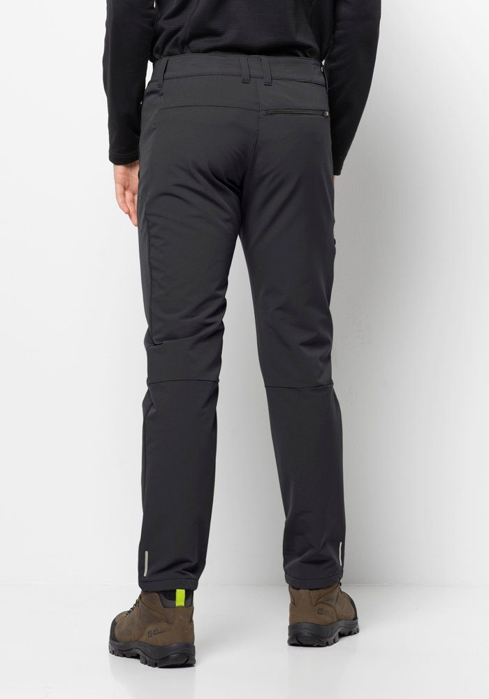 M Outdoorhose black ACTIVATE THERMIC Wolfskin Jack PANTS