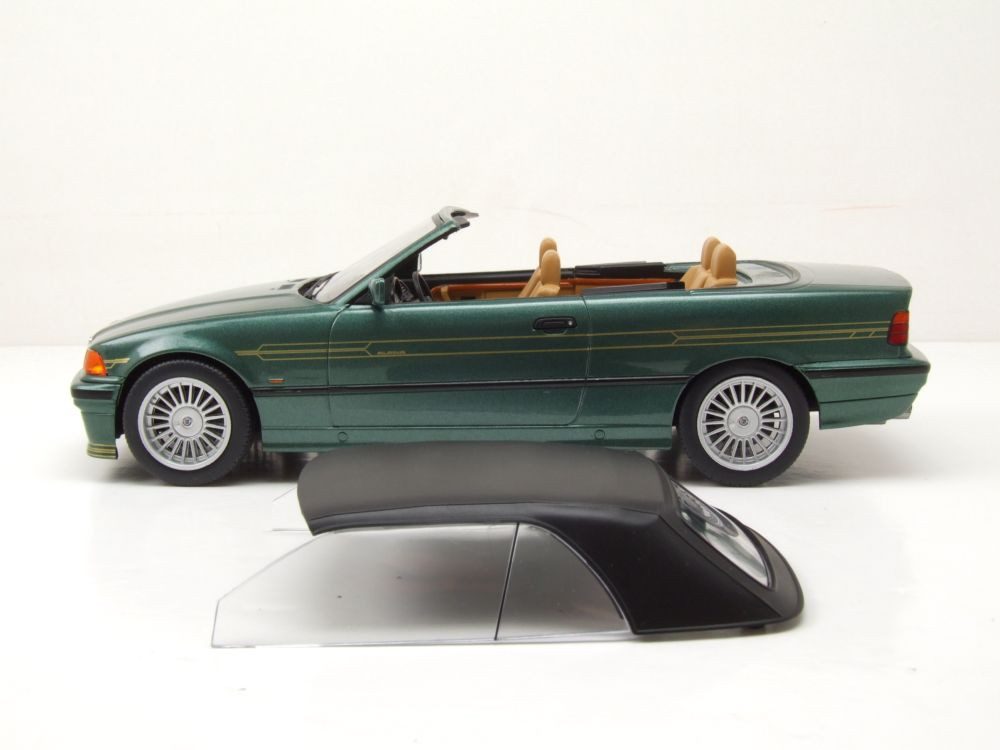 MCG Modellauto BMW Alpina B3 3.2 Cabrio E36 1995 grün metallic, Maßstab 1:18