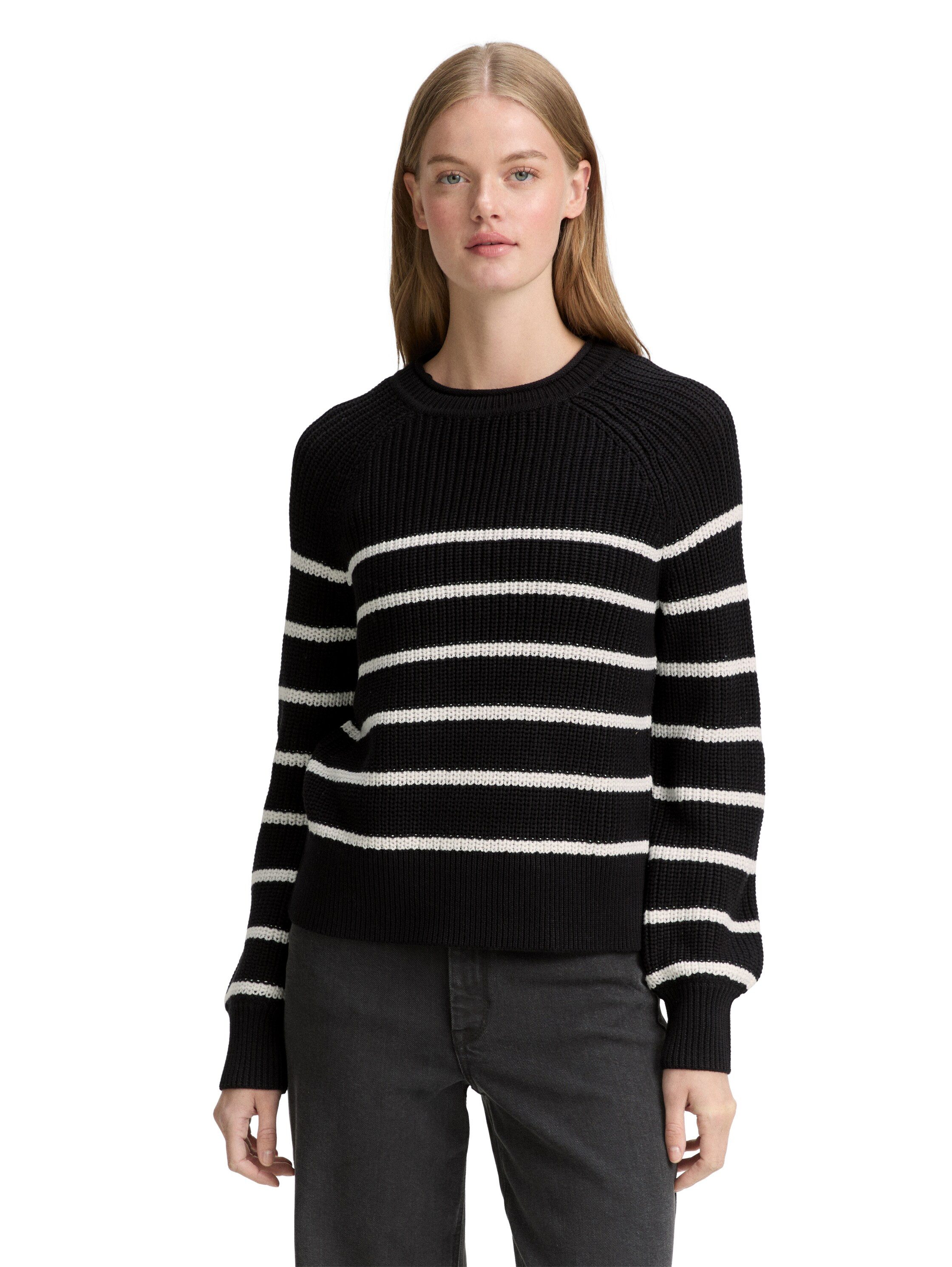 TOM TAILOR Denim Strickpullover mit Strick-Struktur günstig online kaufen