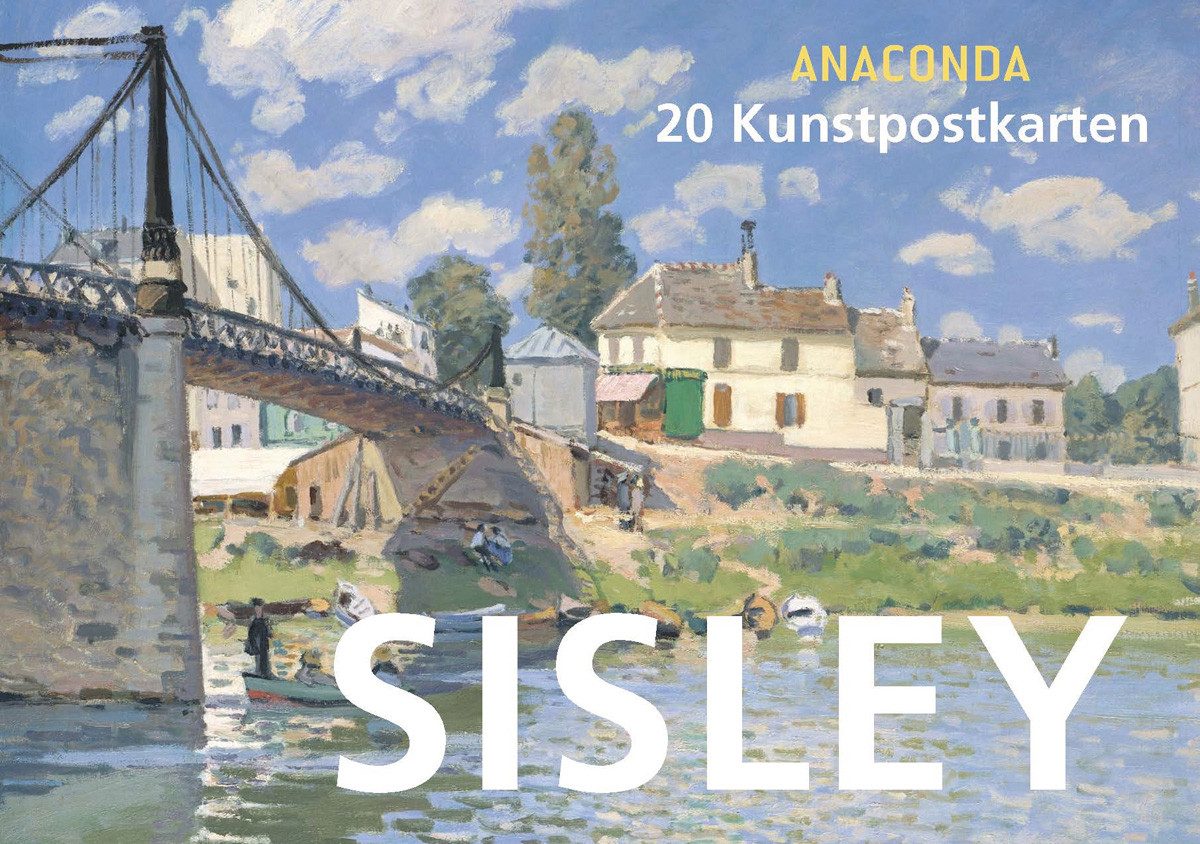 Anaconda Postkarte Postkartenbuch Alfred Sisley