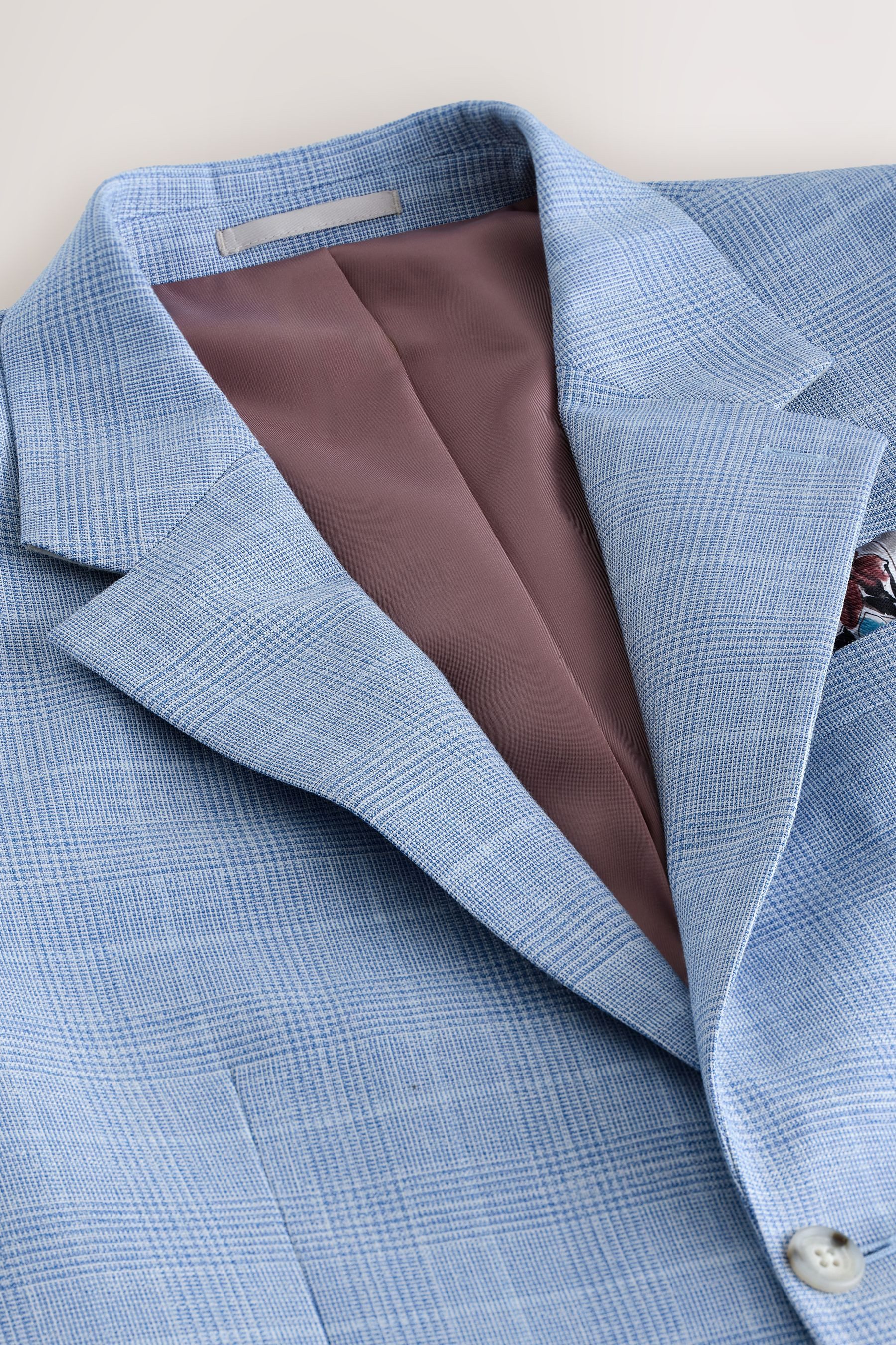 Next Sakko Regular Fit Anzugsakko mit Karomuster (1-tlg)