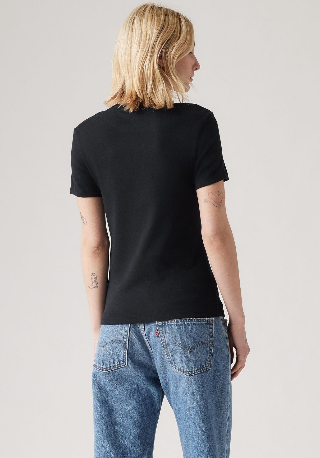 Levi's® T-Shirt ESSENTIAL HM SS TEE Taillierter Schnitt günstig online kaufen