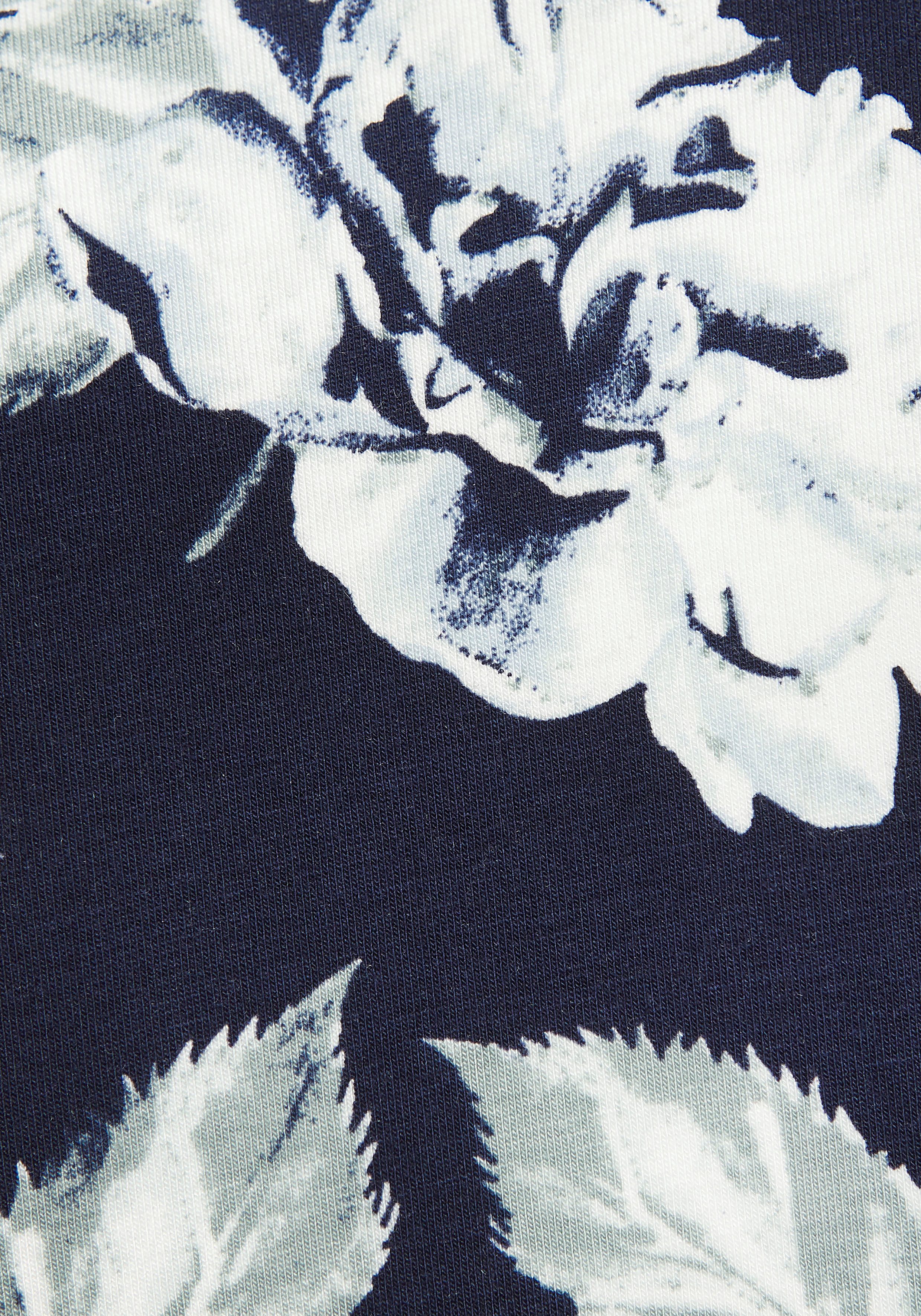 LASCANA Kimono, Kurzform, Baumwoll-Mix, Kimono-Kragen, Gürtel, mit schönem Blumenmuster