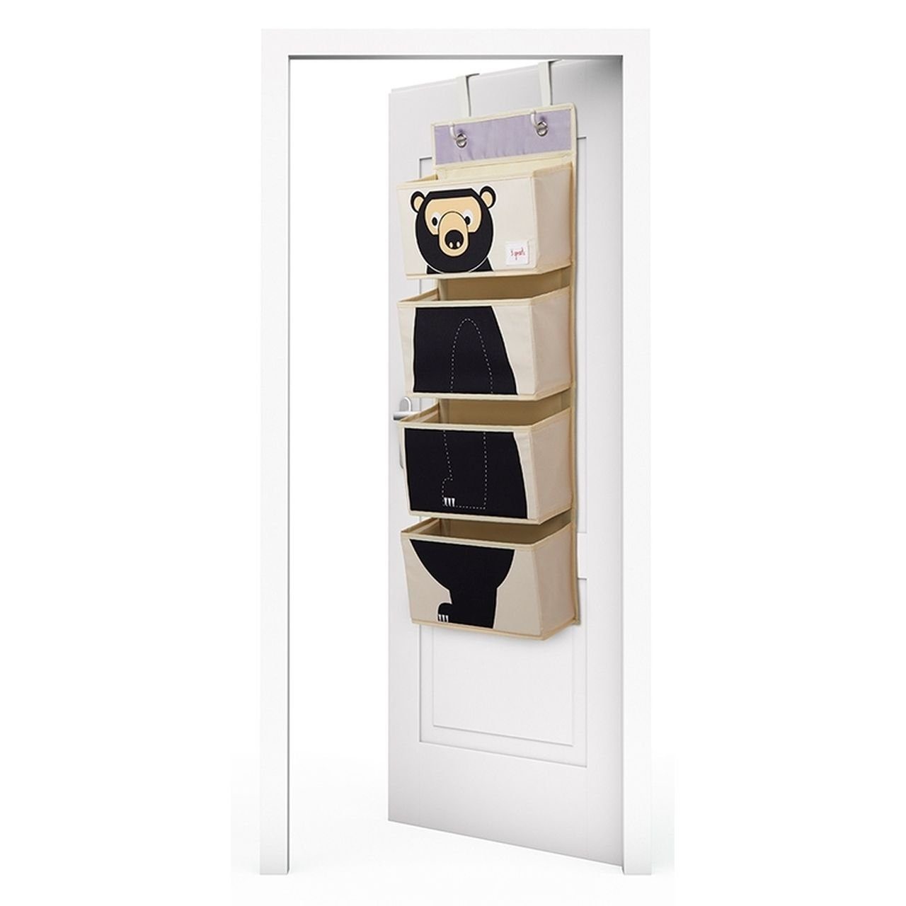 3 Sprouts Organizer Aufbewahrungsorganizer für Türe oder Wand 94 x 33 x 11 cm Tiermotiv