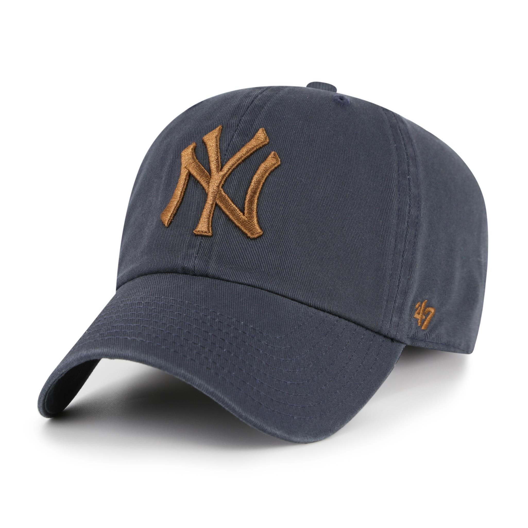 '47 Brand Baseball Cap '47 Brand MLB New York Yankees '47 CLEAN UP Cap (Basecap, Basecap, Clean Up Cap)