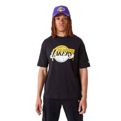 New Era Print-Shirt New Era NBA LOS ANGELES LAKERS Drip Logo Oversized Tee T-Shirt NEU/OVP