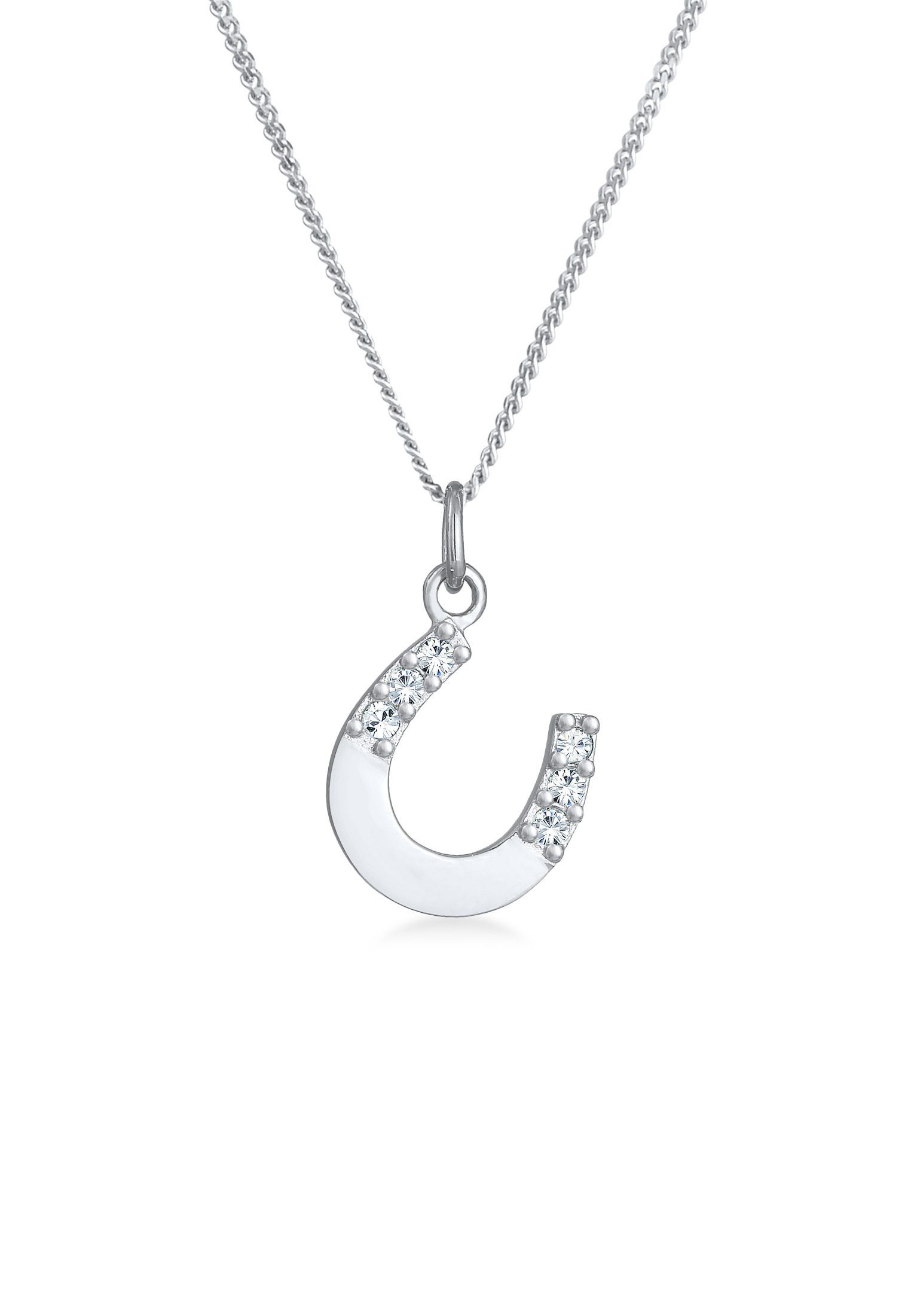 Elli Kette mit Anhänger Hufeisen Kristalle günstig online kaufen