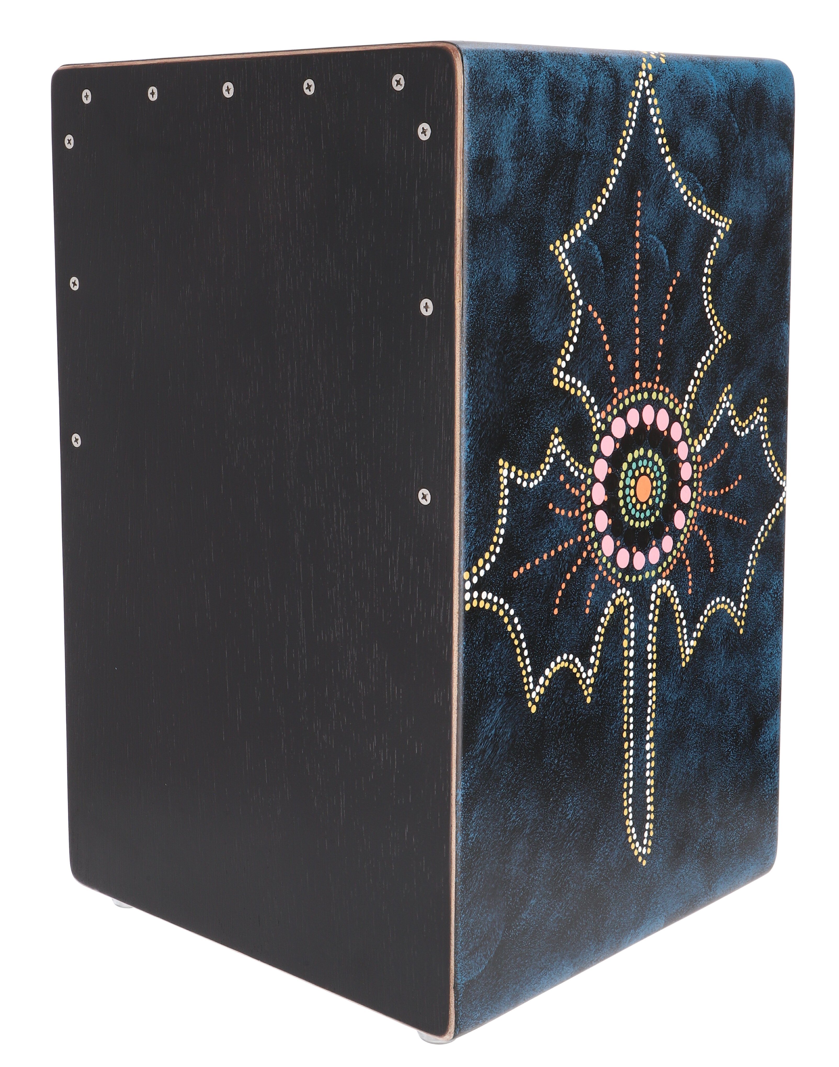 Spielzeug-Musikinstrument Farbige Cajon, Holztrommel Percussion..