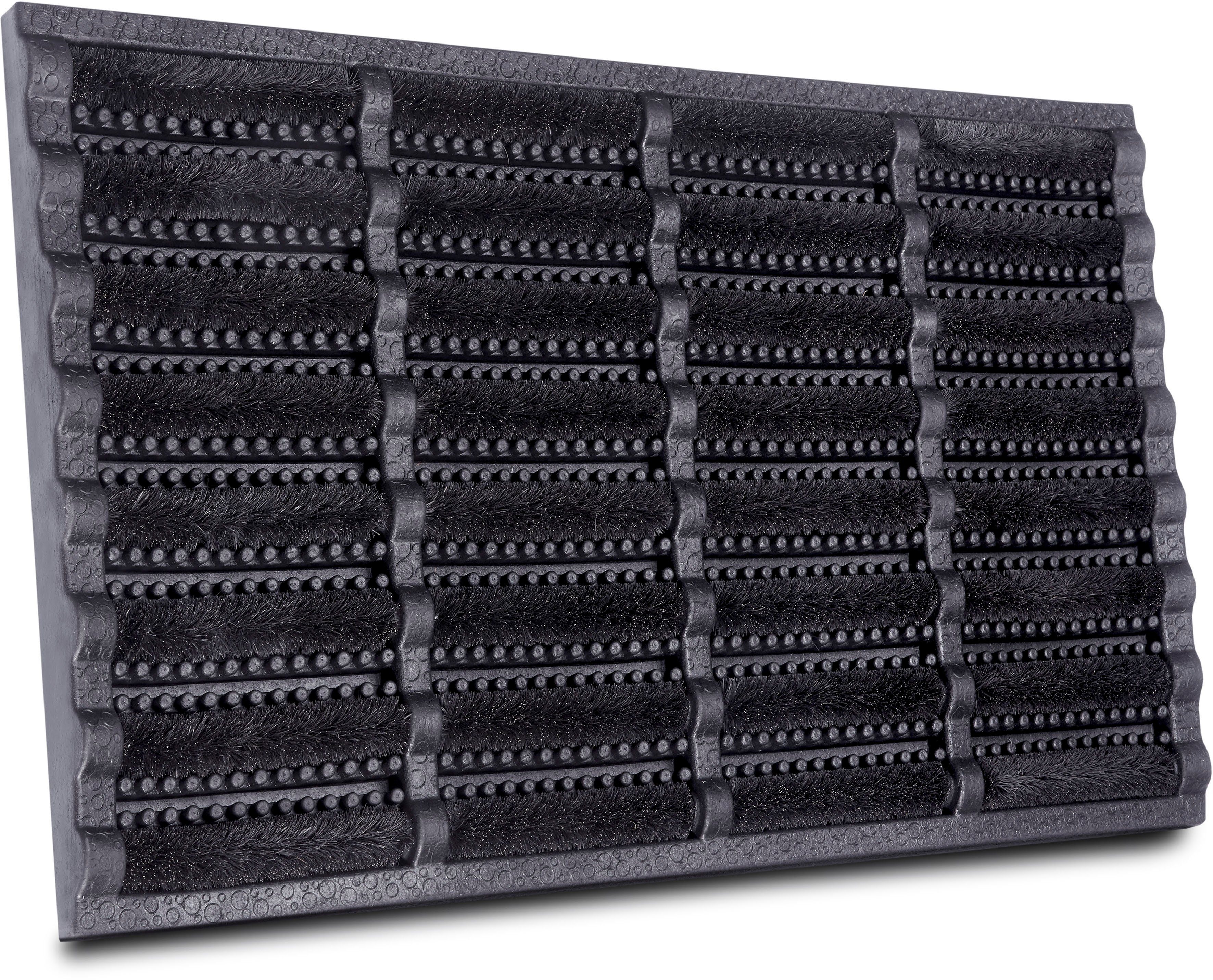 HANSE Home Fußmatte Schmutzfangmatte Brushes Mat, Türmatte, rechteckig, Höh günstig online kaufen