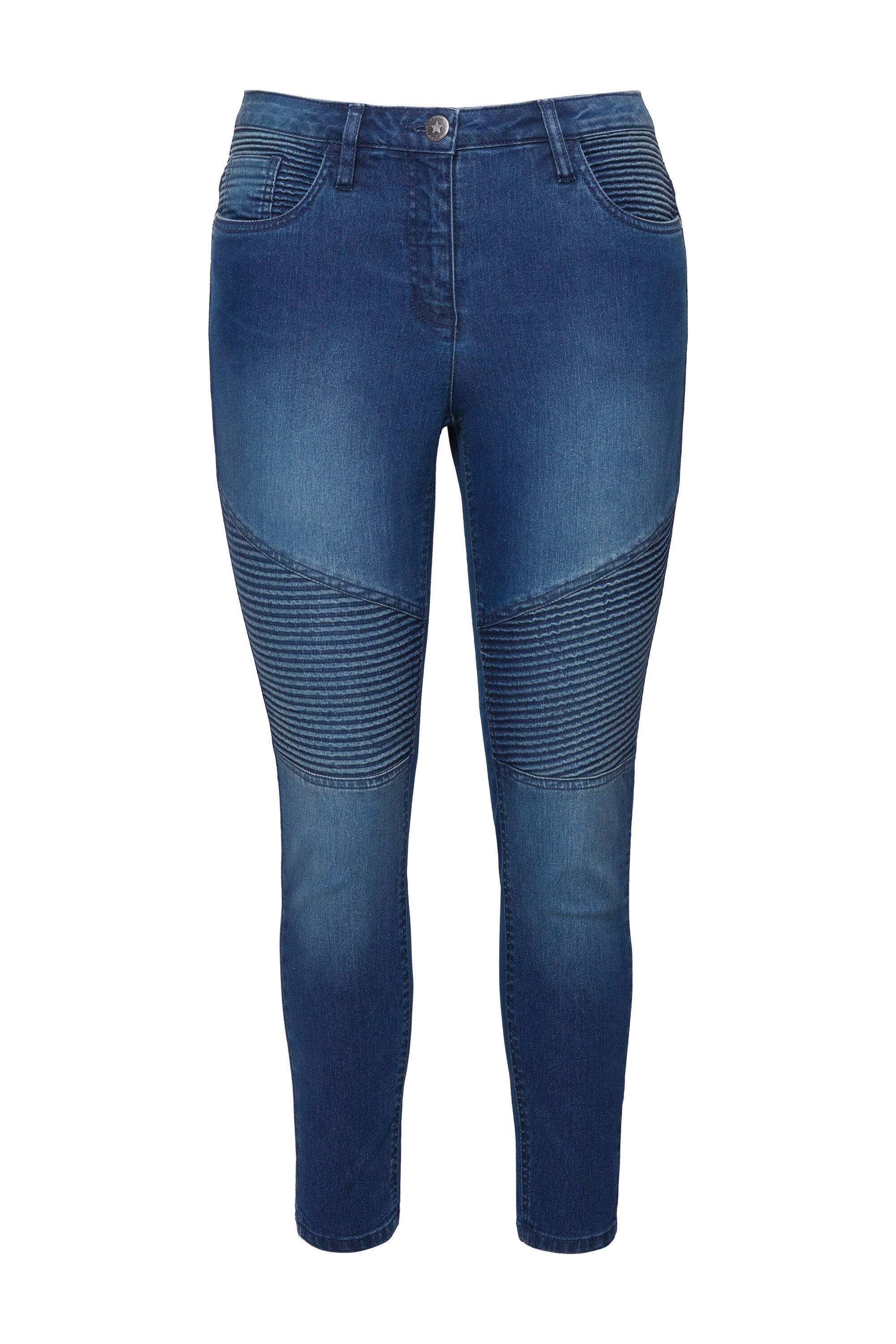 Angel of Style Röhrenjeans Jeans Slim Fit Patch-Look 5-Pocket günstig online kaufen