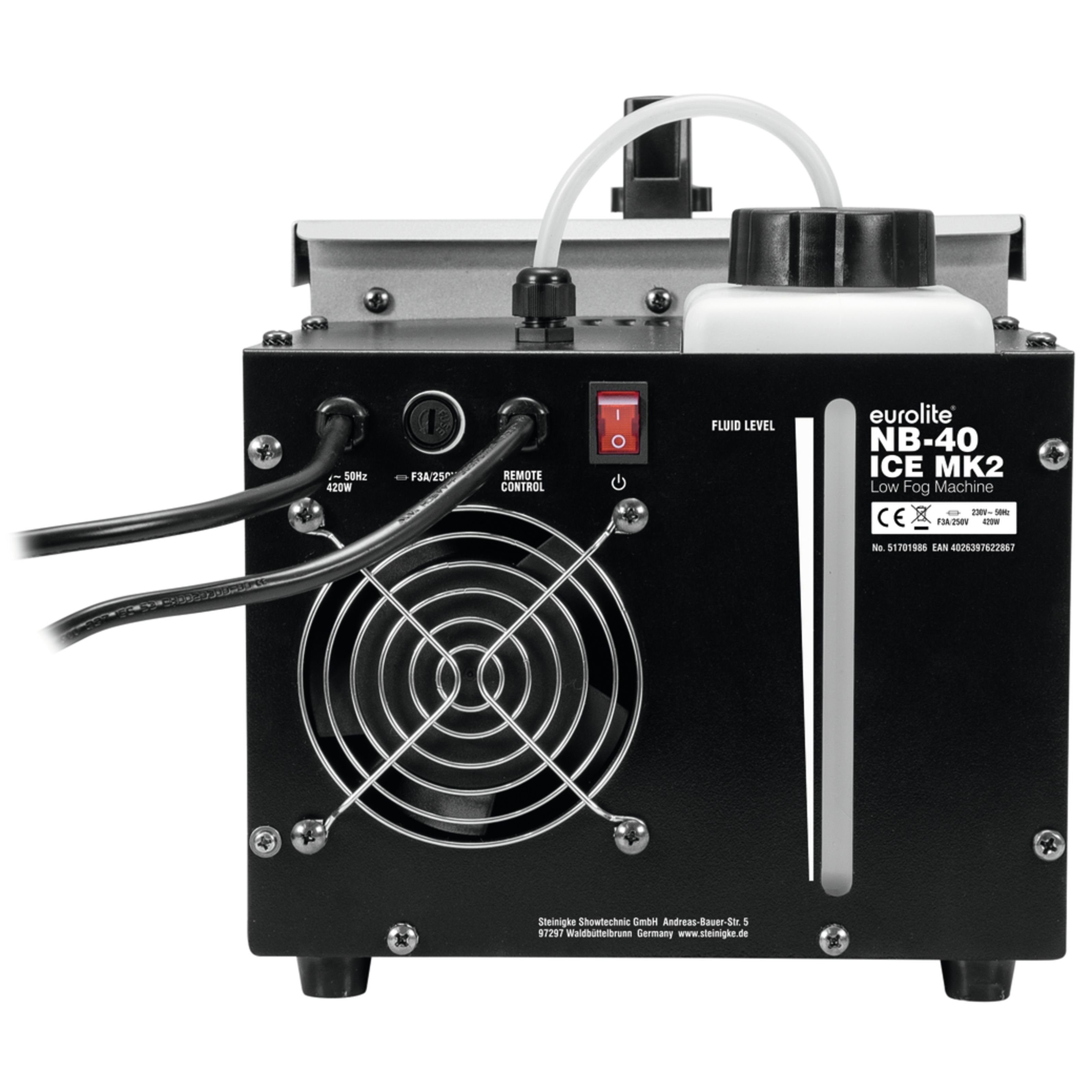 EUROLITE Discolicht, NB-40 MK2 ICE - Bodennebelmaschine
