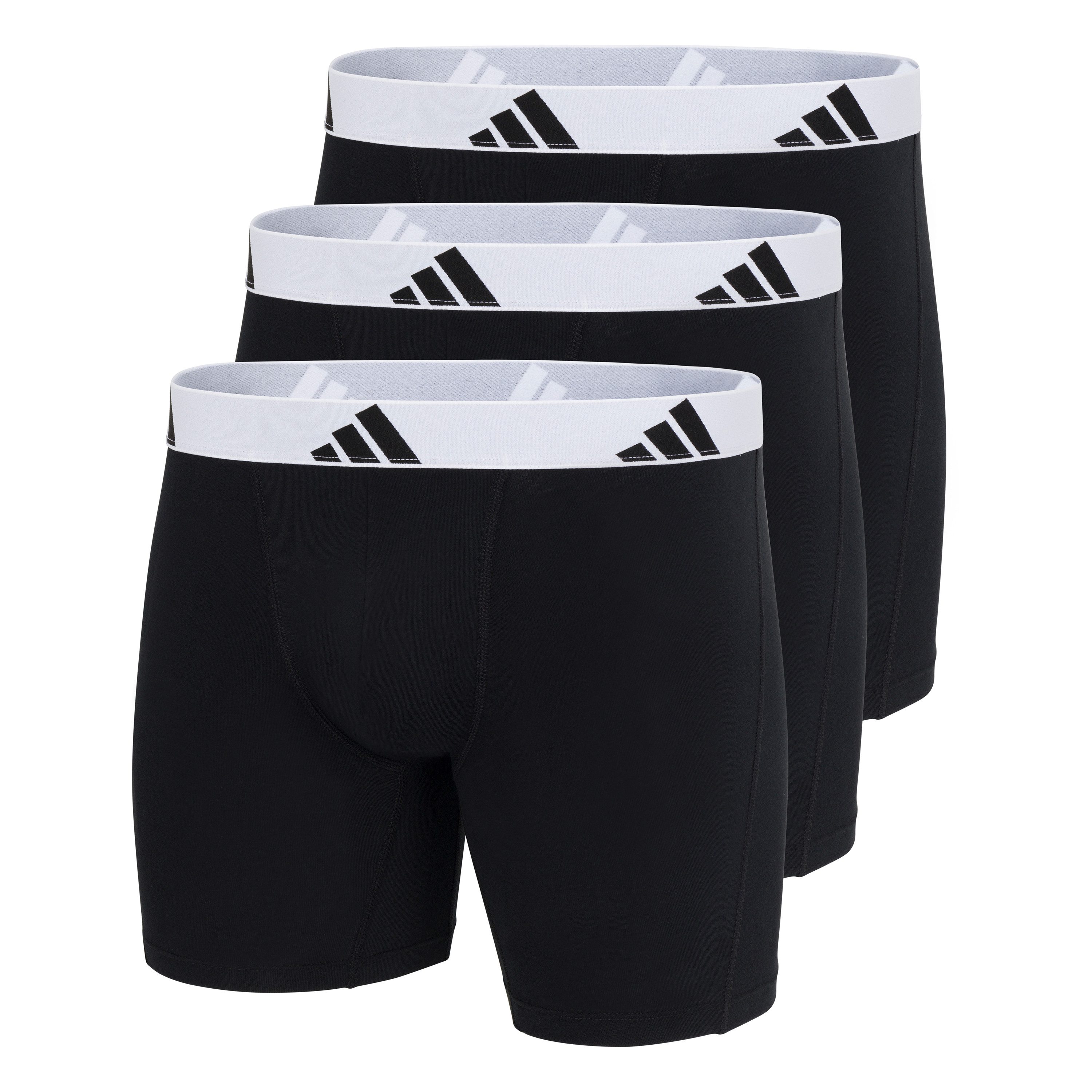 adidas Sportswear Boxer Active Flex Cotton (3er Pack) elastisch, Logo-Bund, günstig online kaufen