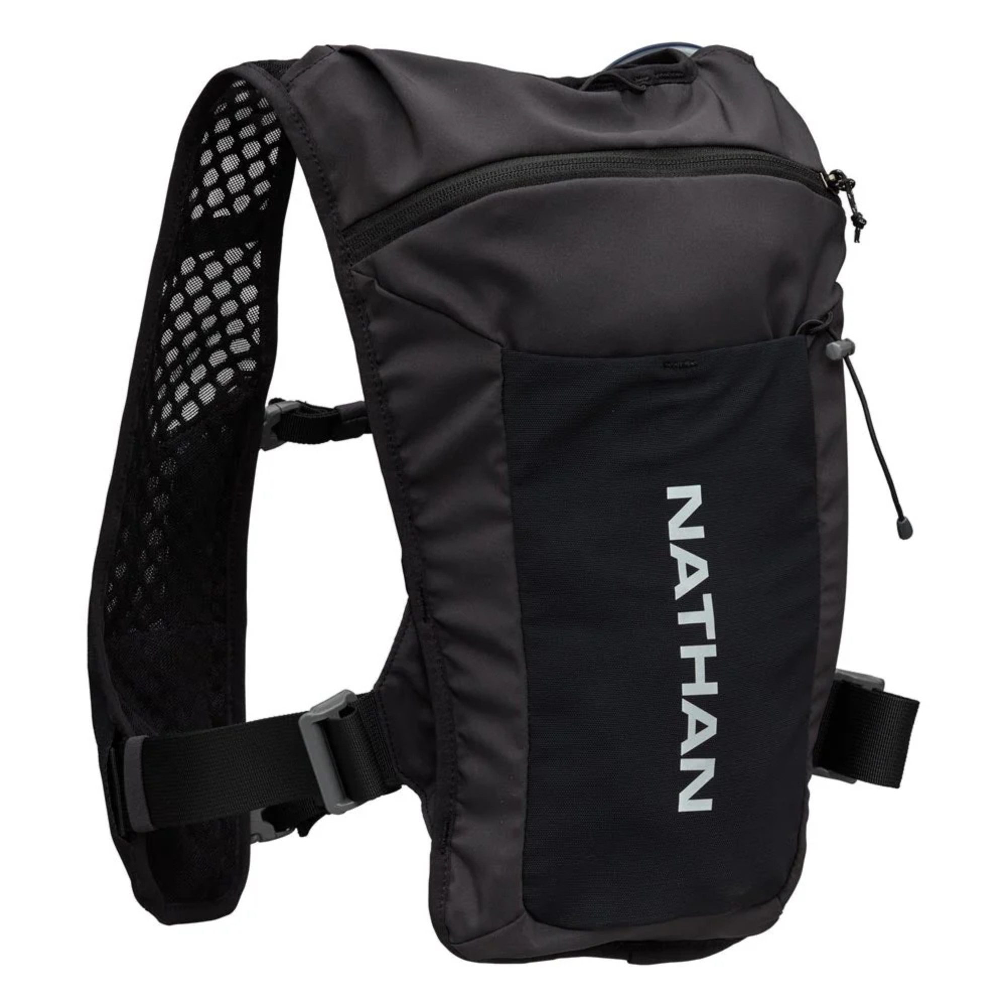 Nathan Trinkrucksack QuickStart 3.0 4L (1,5L Bladder) Trinkrucksack Black/Reflective Silver