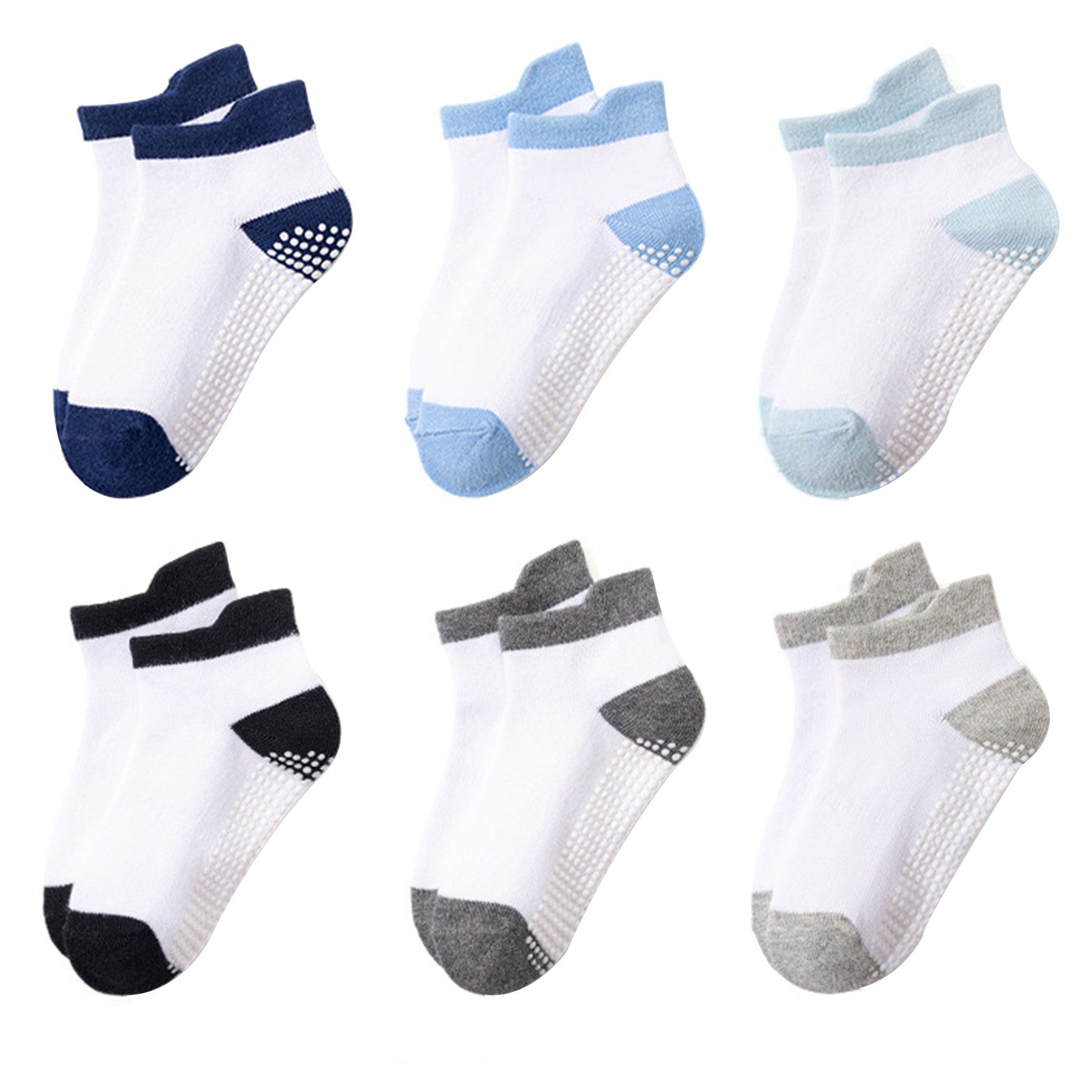 Sneakersocken Baby Anti-Rutsch-Griff Socken Kleinkind Socken mit Greifern