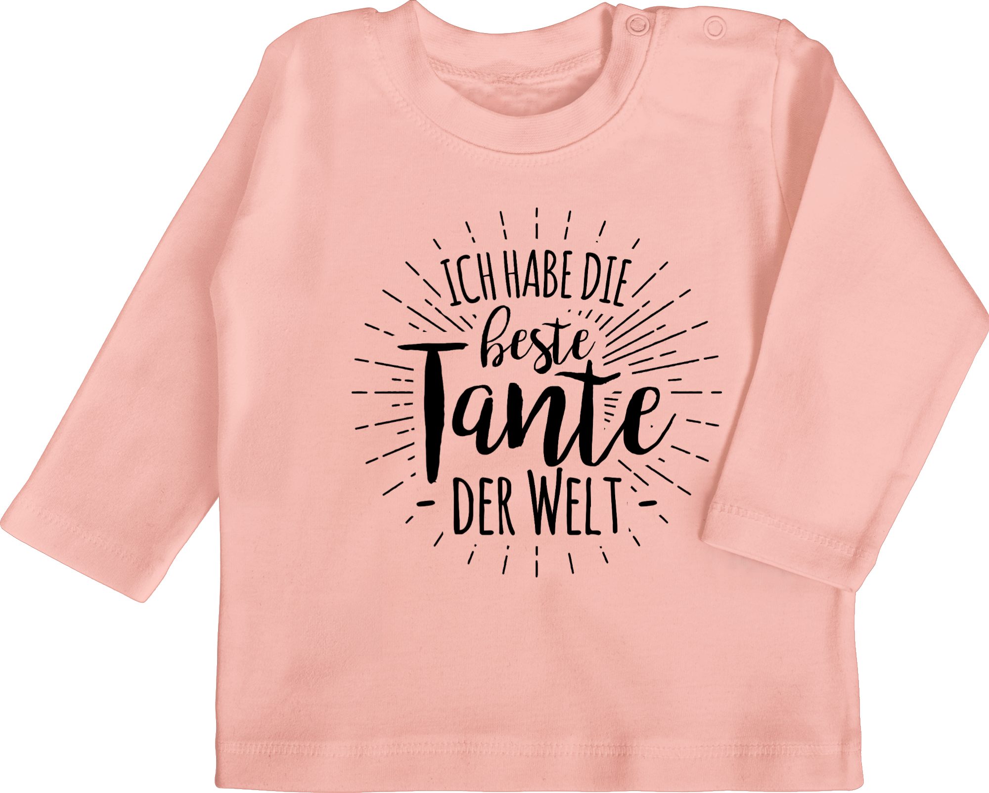 Shirtracer TShirt »Ich habe die beste Tante der Welt Sprüche Baby Baby TShirt langarm