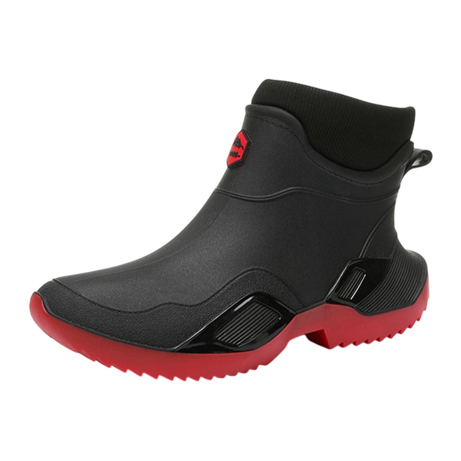 Refttenw Herren Warm Gefütterte Резиновые сапоги Damen Regenstiefel, Wasserdicht Резиновые сапоги für Camping & Outdoor