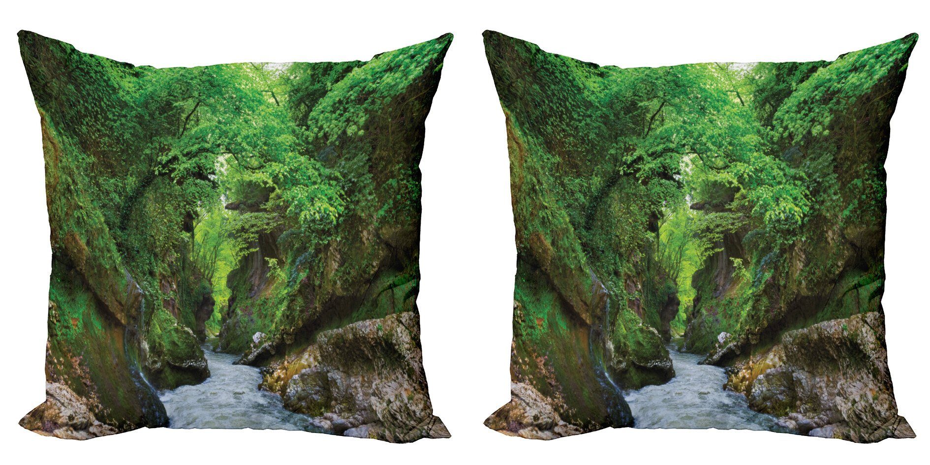 Kissenbezüge Modern Doppelseitiger Landschaft (2 Digitaldruck, Gachedili Accent Stück), Canyon Georgia Abakuhaus