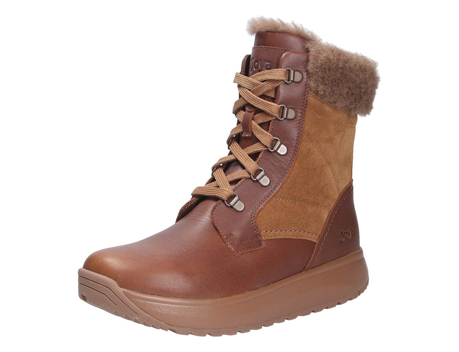 Joya Damen Winterstiefel (Pflegeleicht) Echtleder