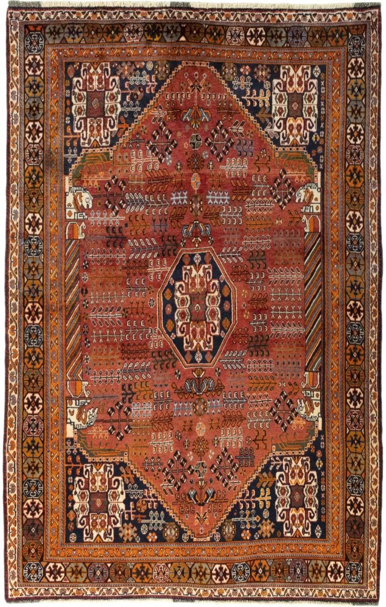 Orientteppich Shiraz 170x262 Handgeknüpfter Orientteppich / Perserteppich, Nain Trading, rechteckig, Höhe: 10 mm