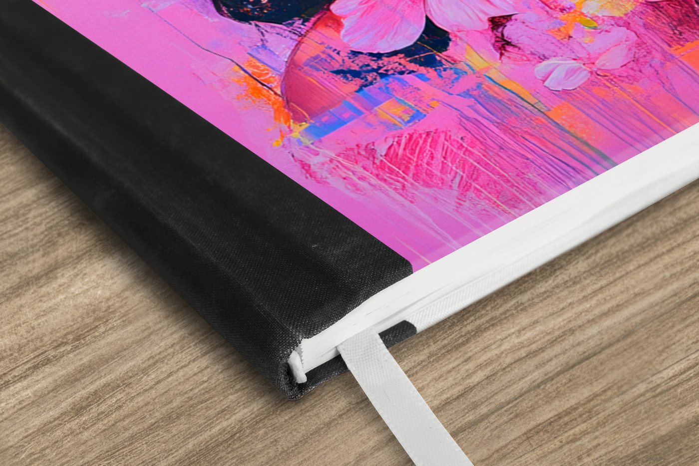 Thumbnail - MuchoWow Notizbuch Porträt - Blumenkrone - Frau, Notebook, Notizblock a5, Tagebuch, Journal Liniert