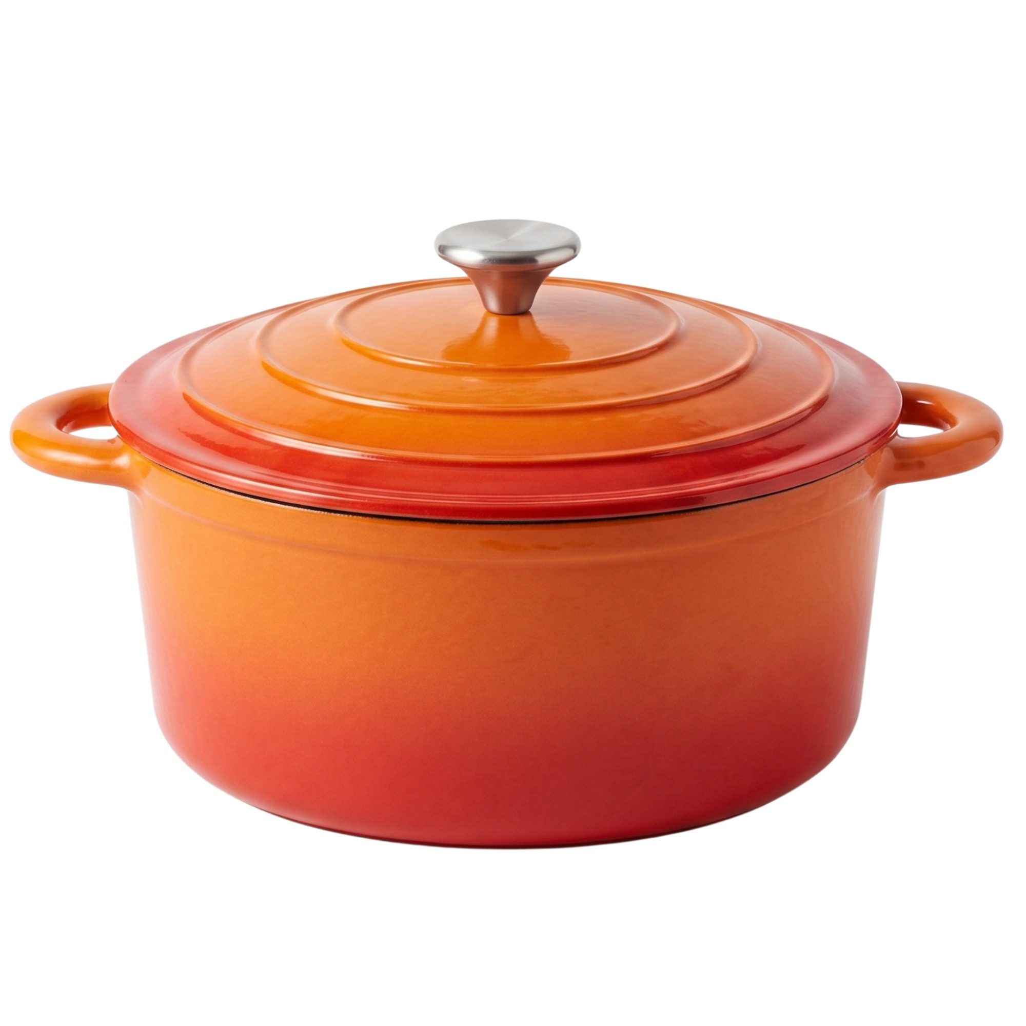 osoltus Kochtopf osoltus Bräter Schmortopf Gusseisen Topf 26cm 5,9 Liter Emaille