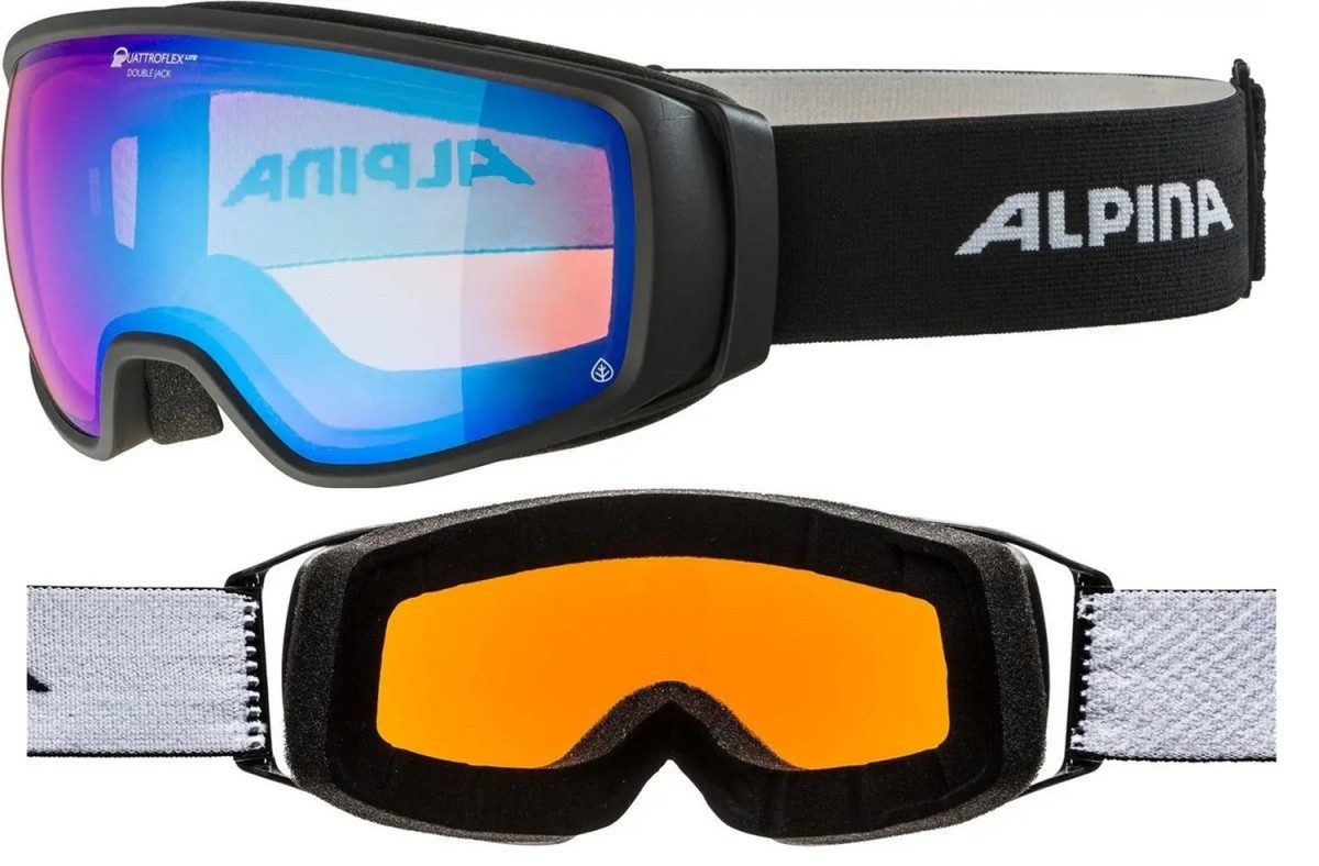 Alpina Sports Skibrille Alpina Double Jack Planet Q-Lite Snowboardbrille Skibrille A7285
