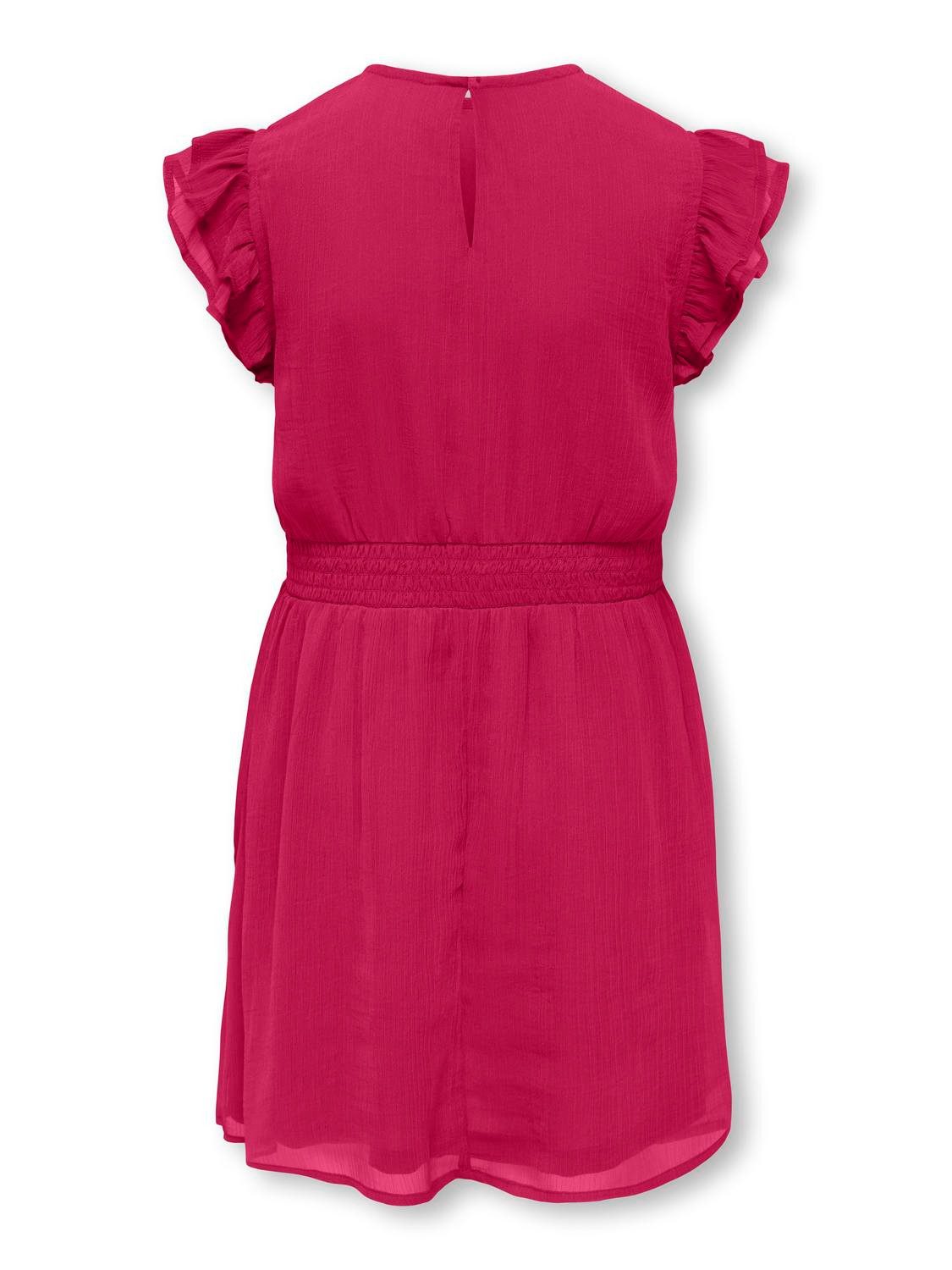 KIDS ONLY Midikleid KOGASTA LIFE S/S DRESS WVN Kunstfaser