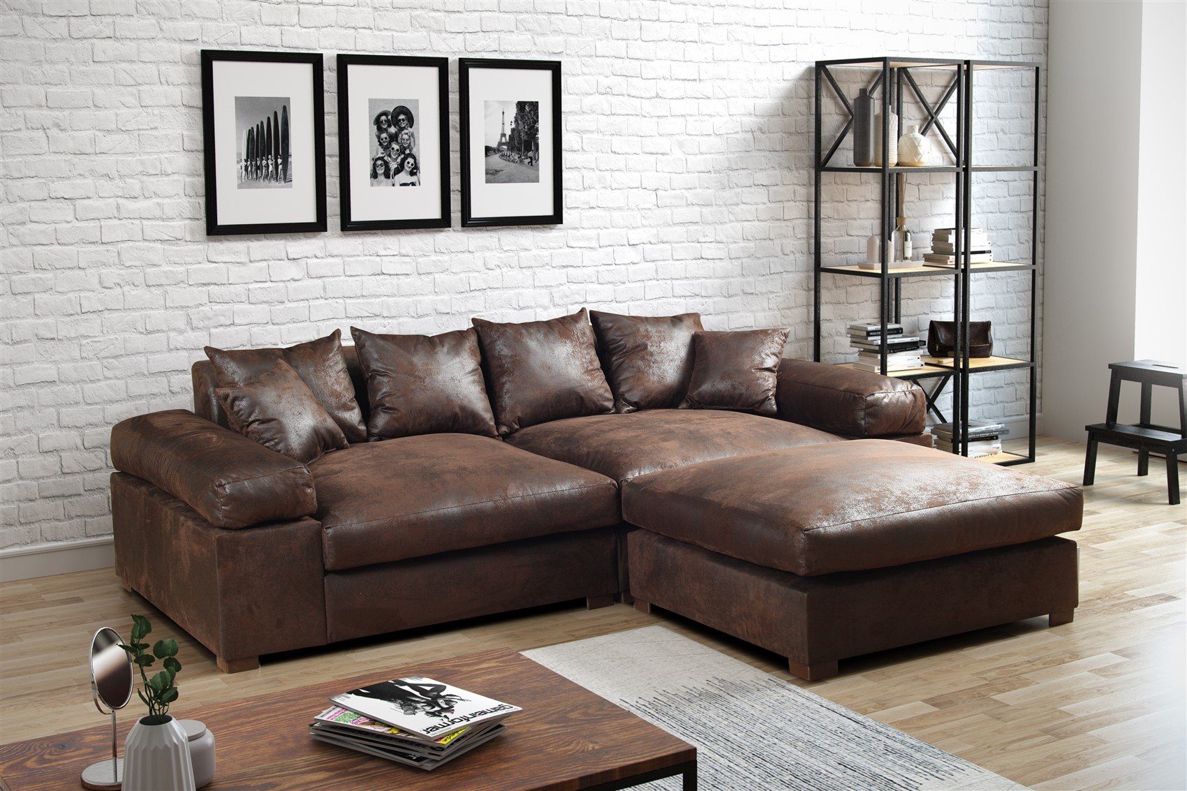 Fun Möbel Big-Sofa Big Sofa Couchgarnitur günstig online kaufen