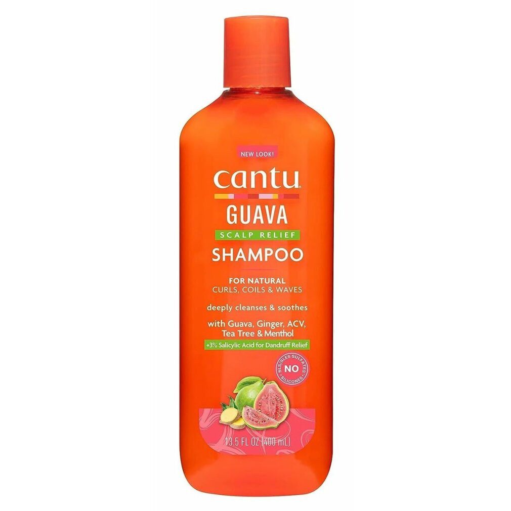 Cantu Haarshampoo GUAVA & GINGER Kopfhautentlastendes Shampoo 400 ml