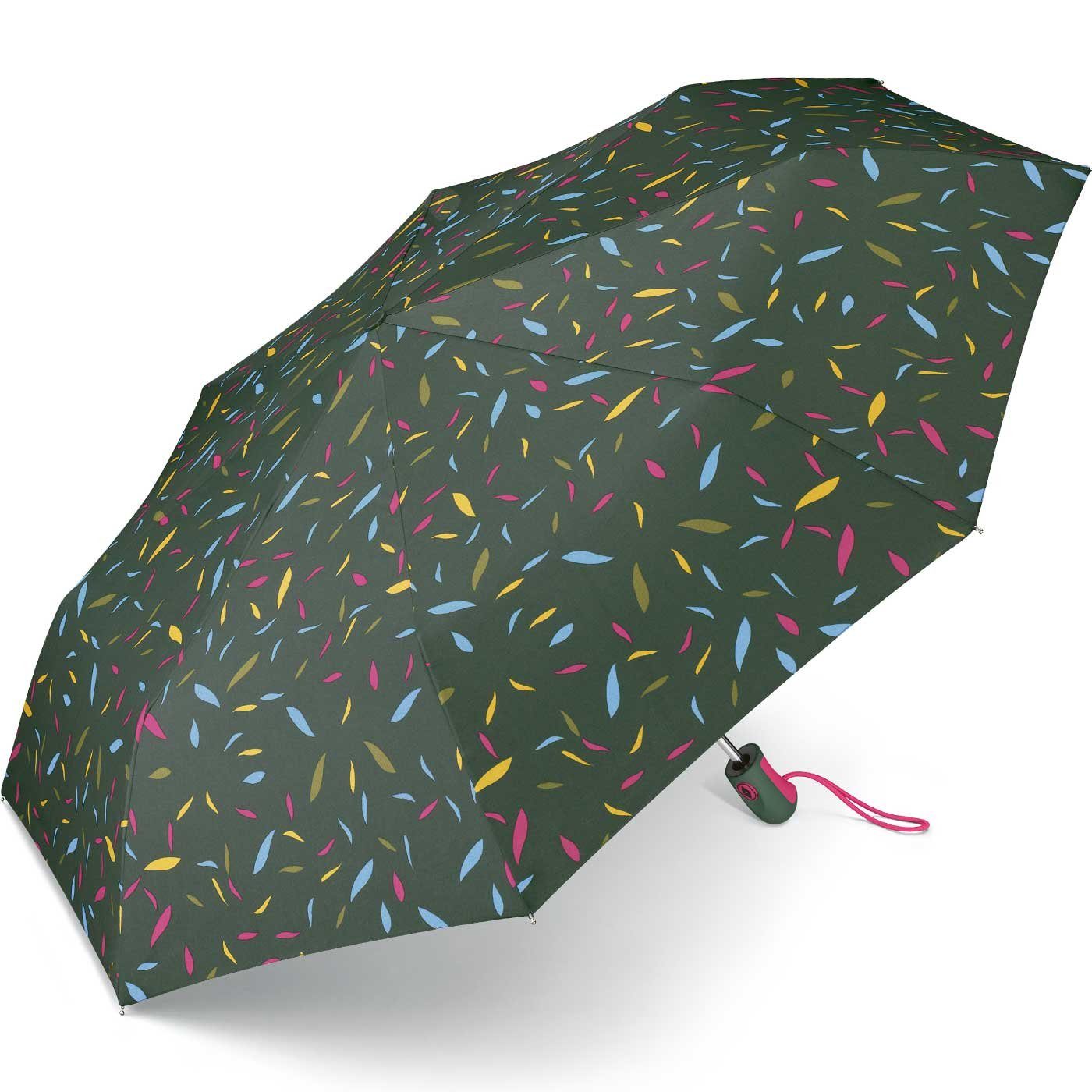 mit als Auf-Zu schöner das besondere Design grün Damen Eyecatcher für Taschenregenschirm Automatik, Esprit Schirm